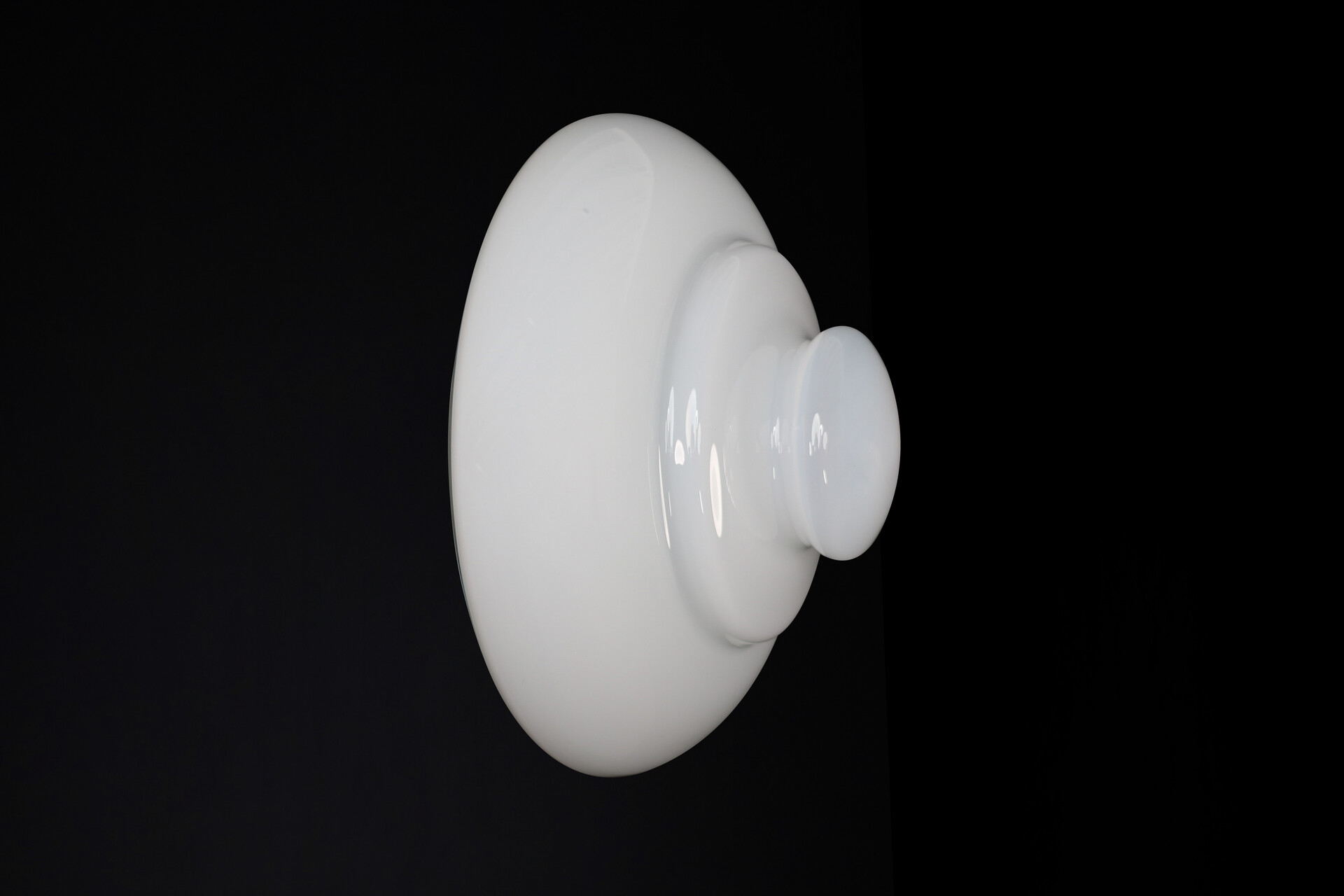 Mid century modern Large Murano Flush Mount / Wall light, Italy 1960s Mid-20th century