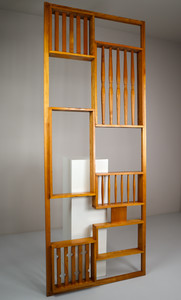 Mid century modern Large room divider in oak Mid-20th century