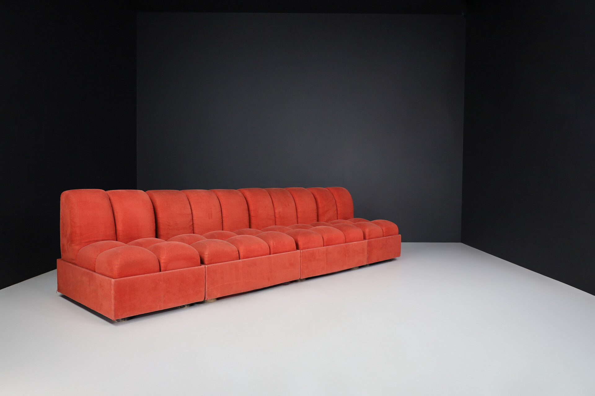 Mid century modern Lounge sofa or lounge chairs in original fabric, Italy 1960s Mid-20th century