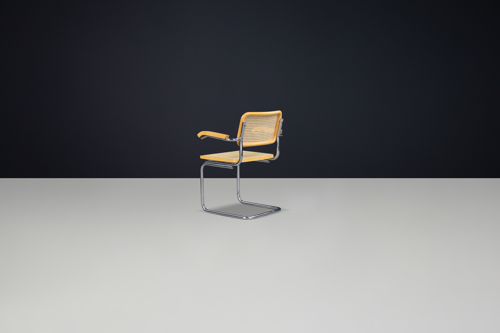 Mid-Century Modern Marcel Breuer B32 Cesca Arm Chairs, Italy, 1970s Mid-20th century