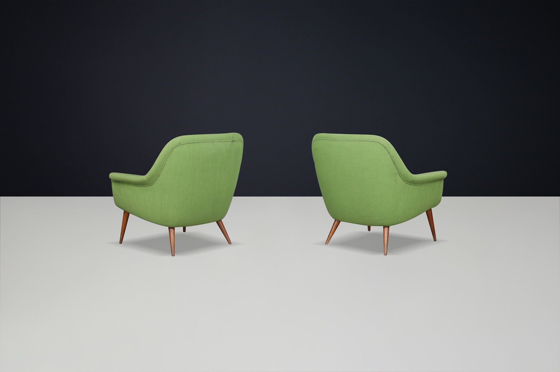 Mid century modern Model 1101 Lounge Chairs by Nino Zoncada for Cassina, Italy  1958 Mid-20th century