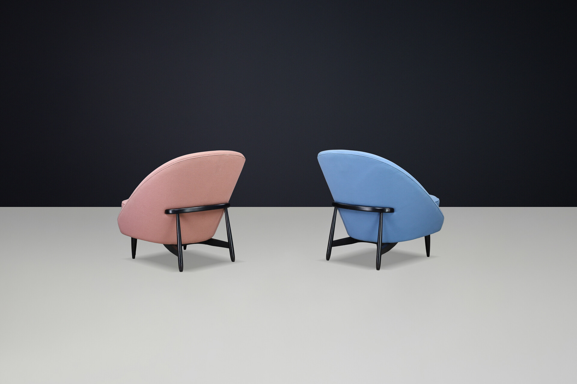 Mid century modern Model 115 Lounge Chairs by Theo Ruth for Artifort, Netherlands, 1950s Mid-20th century