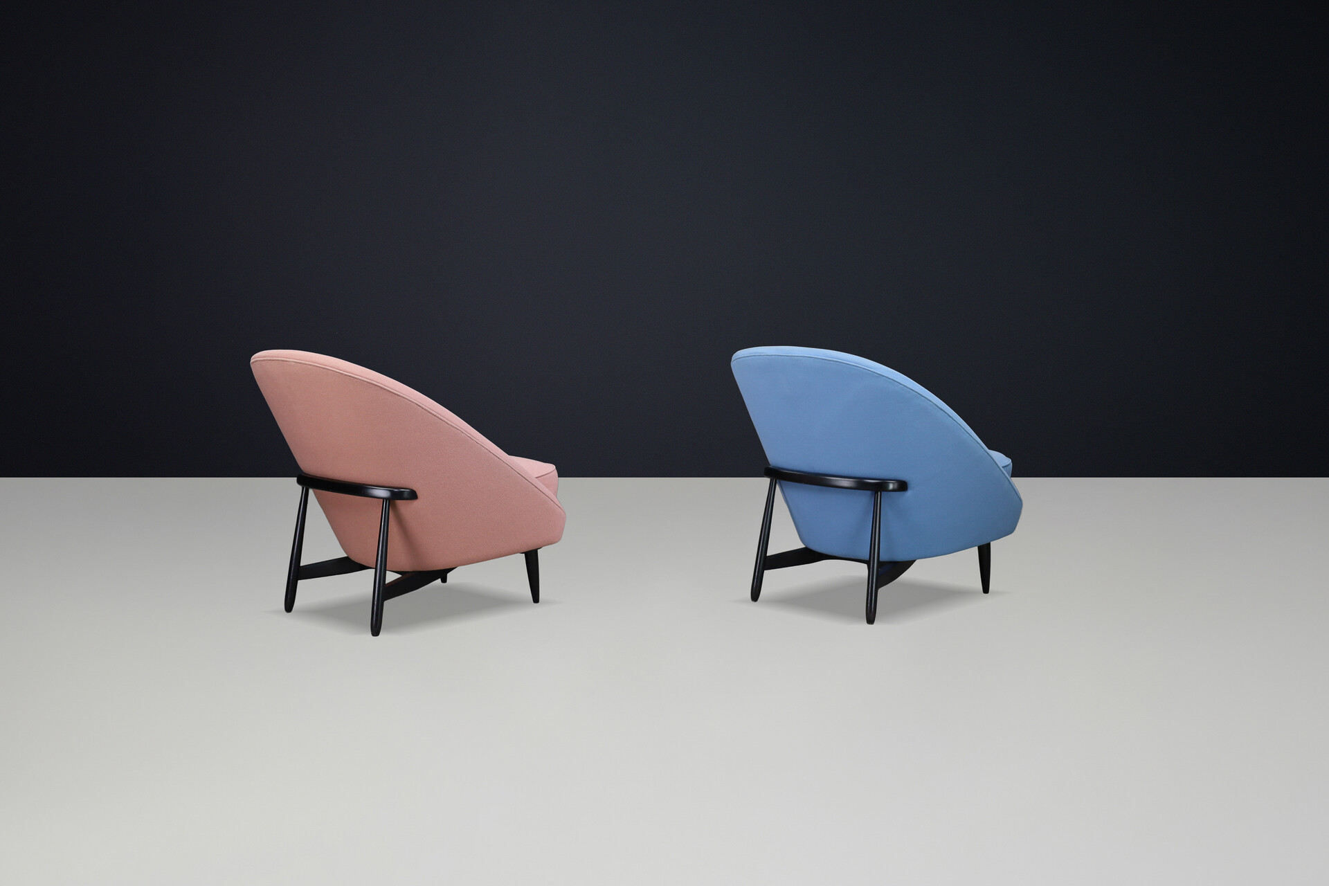 Mid century modern Model 115 Lounge Chairs by Theo Ruth for Artifort, Netherlands, 1950s Mid-20th century