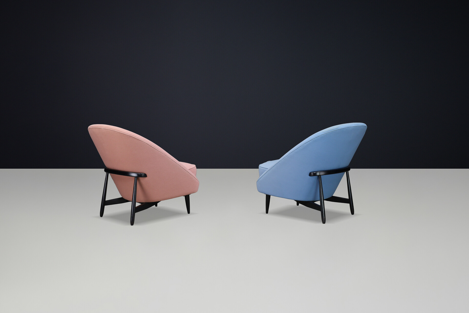Mid century modern Model 115 Lounge Chairs by Theo Ruth for Artifort, Netherlands, 1950s Mid-20th century