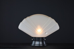 Mid century modern Murano Glass Fan Table lamp, Italy 1960s Mid-20th century