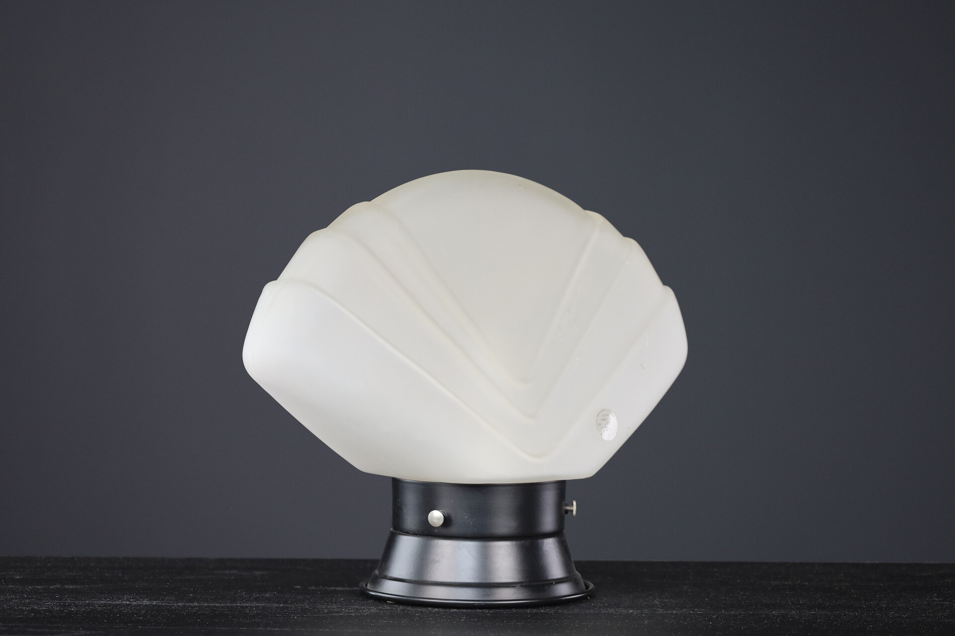 Mid century modern Murano Glass Fan Table lamp, Italy 1960s Mid-20th century