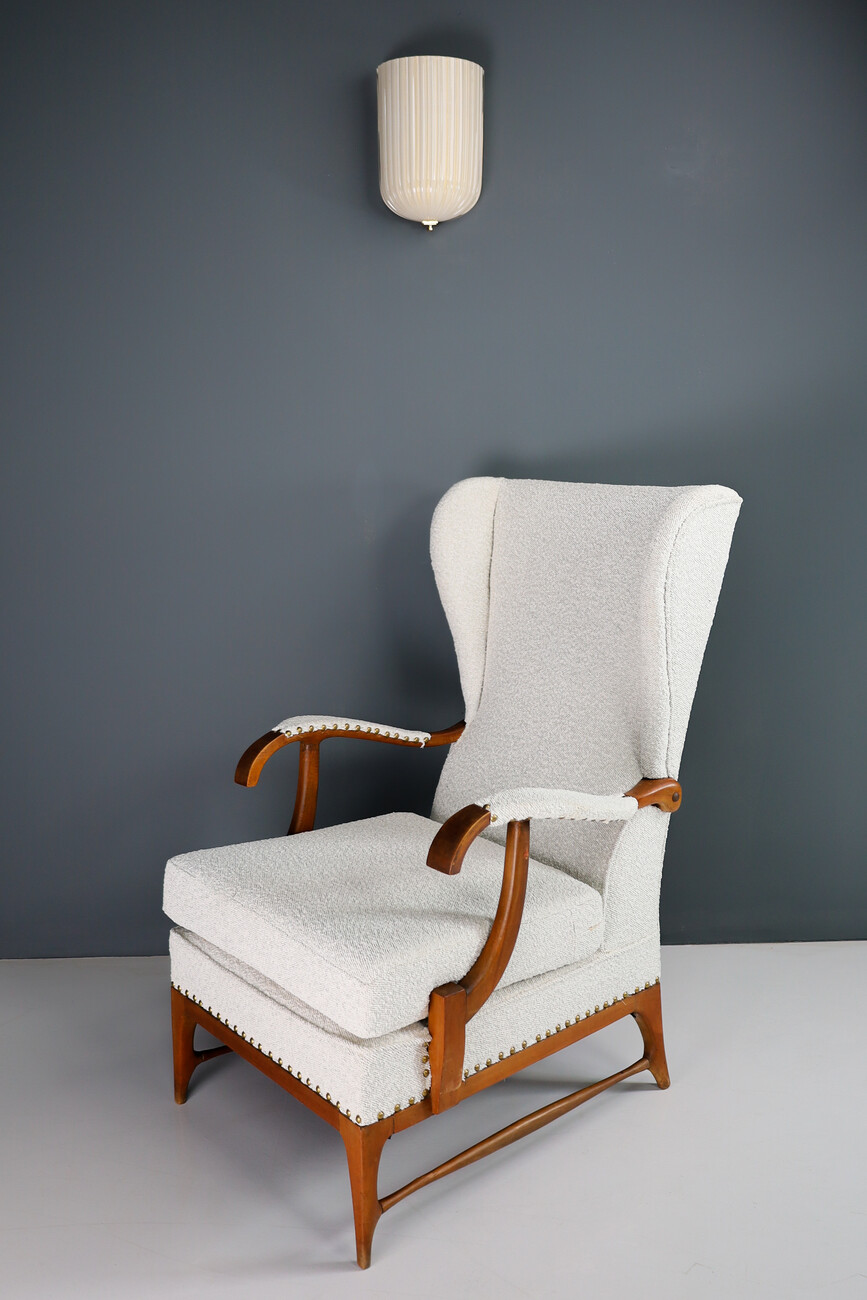 Mid century modern Murano Glass Sconces with Brass By Barovier & Toso, Italy 1980s Late-20th century