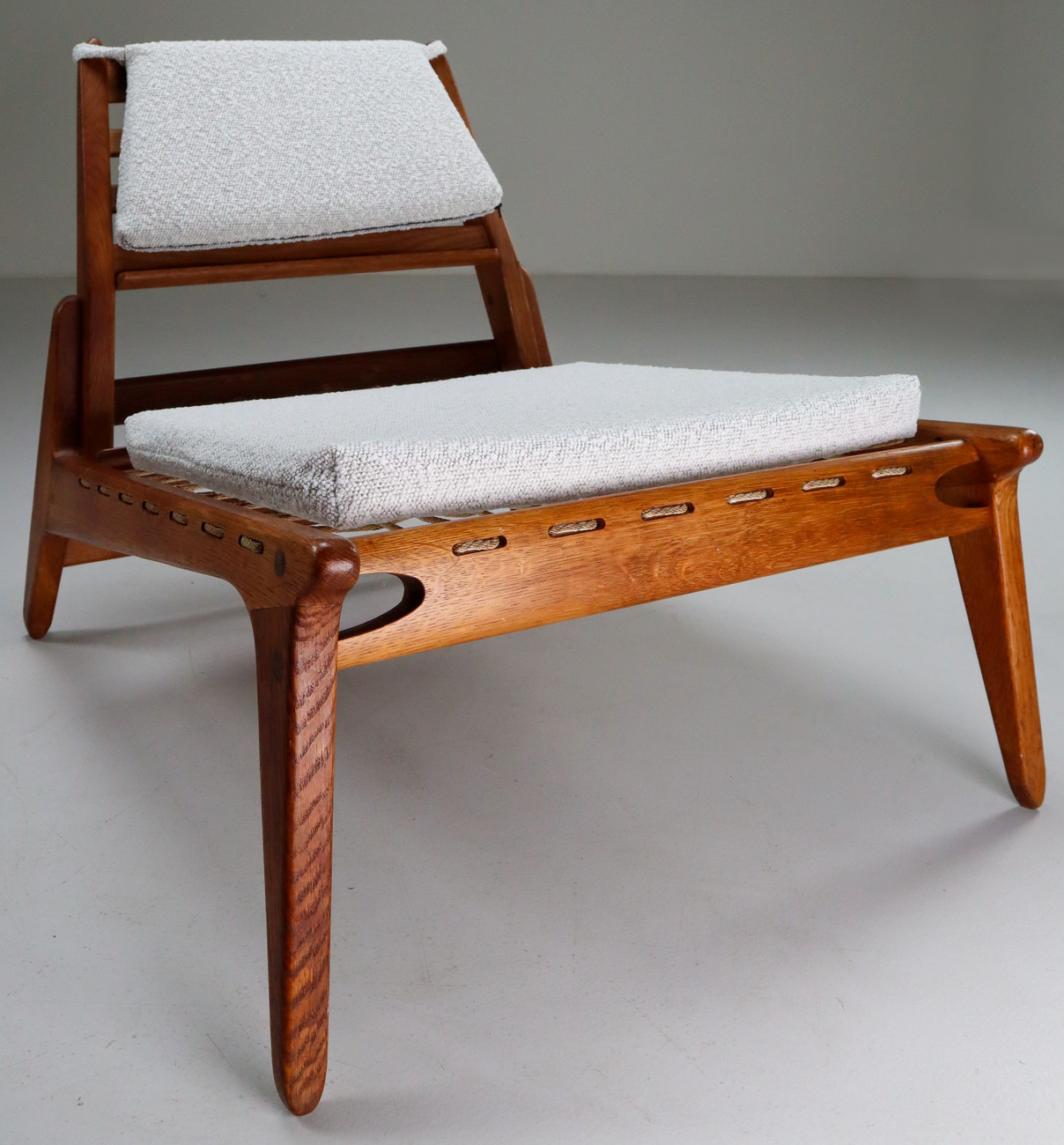 Mid century modern Oak Mid-century Oak Lounge Chairs Germany 1950s Mid-20th century