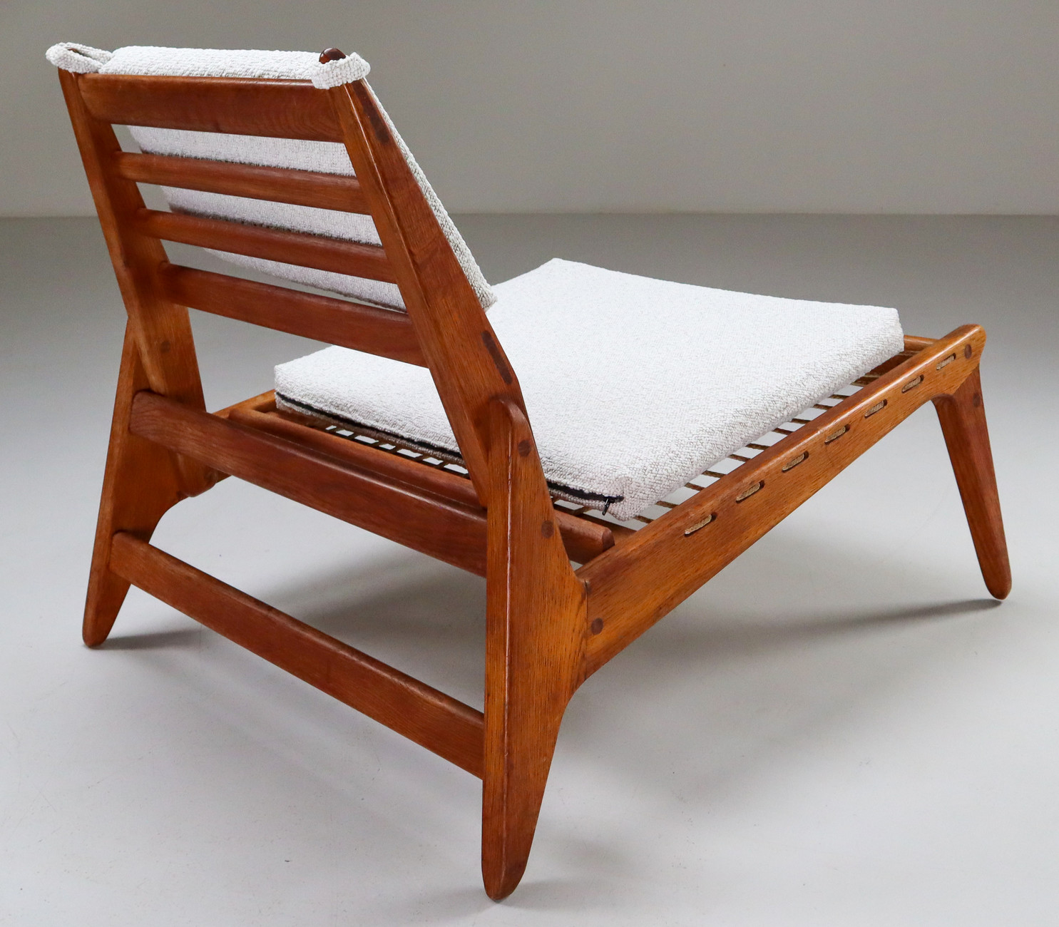 Mid century modern Oak Mid-century Oak Lounge Chairs Germany 1950s Mid-20th century