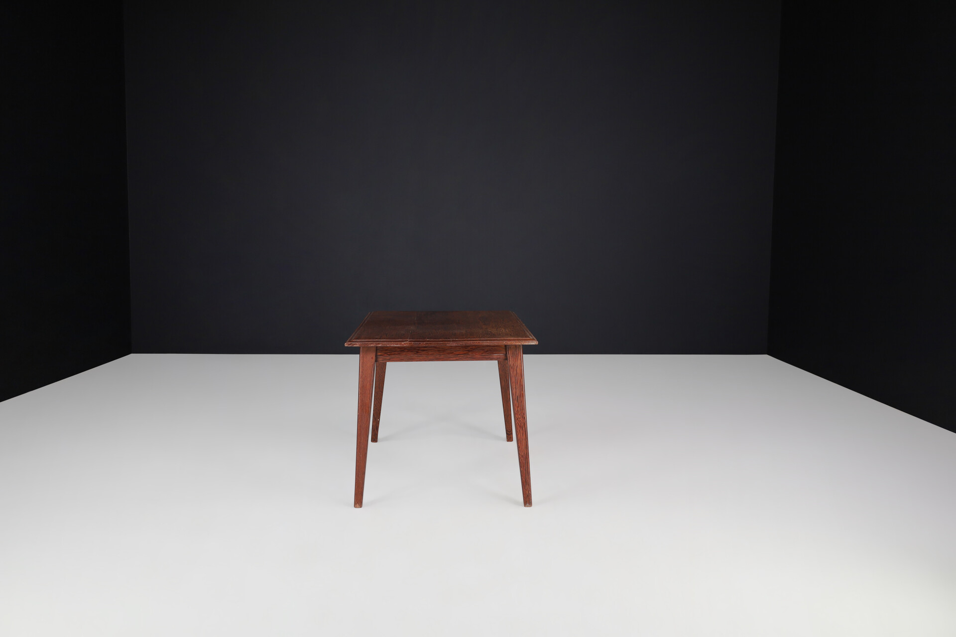 Mid century modern Oak side or coffee table, France 1960s Mid-20th century