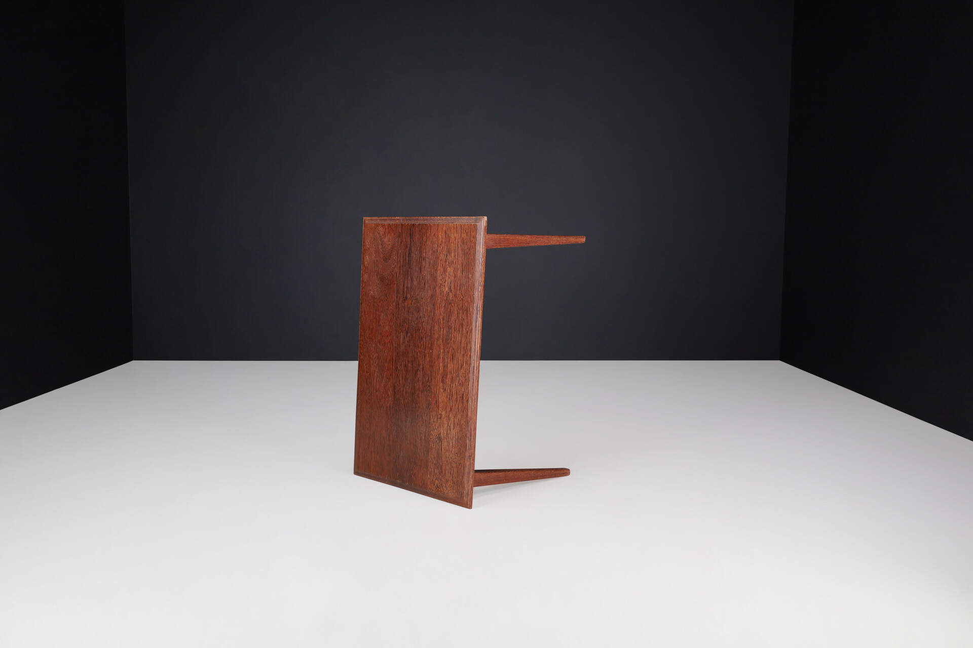Mid century modern Oak side or coffee table, France 1960s Mid-20th century