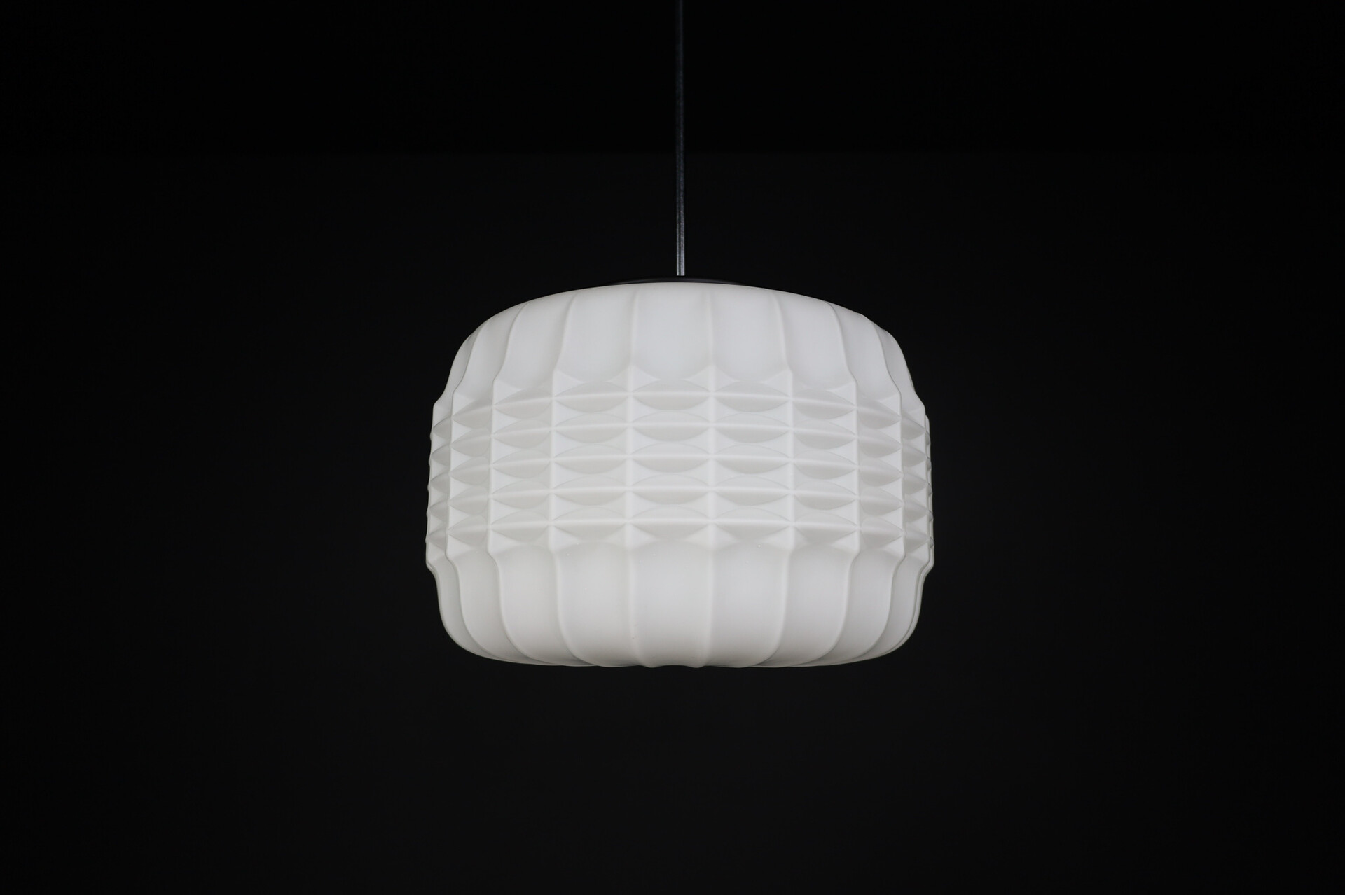 Mid century modern Opaline Glass Pendants, Europe, 1960s Mid-20th century