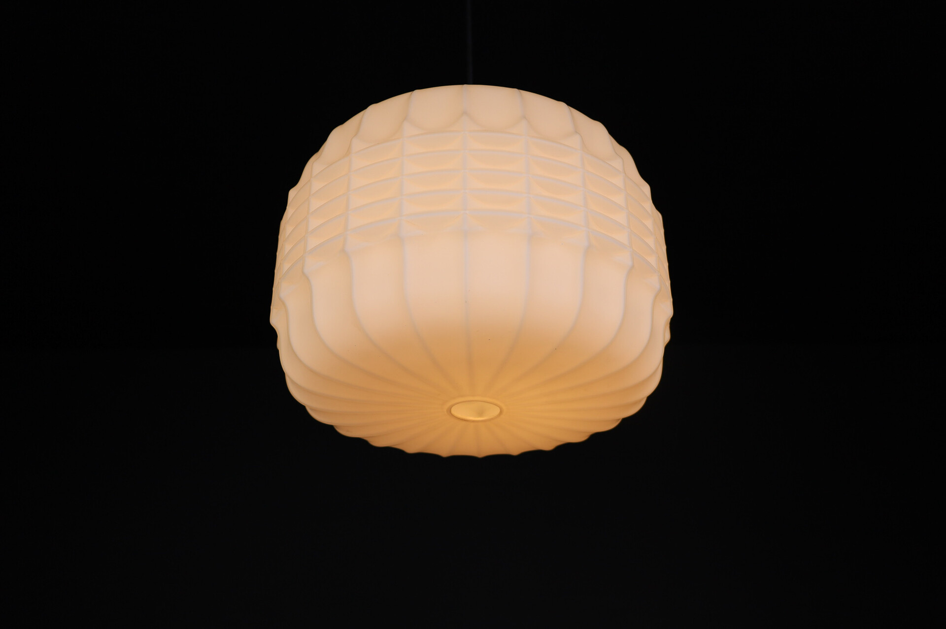 Mid century modern Opaline Glass Pendants, Europe, 1960s Mid-20th century