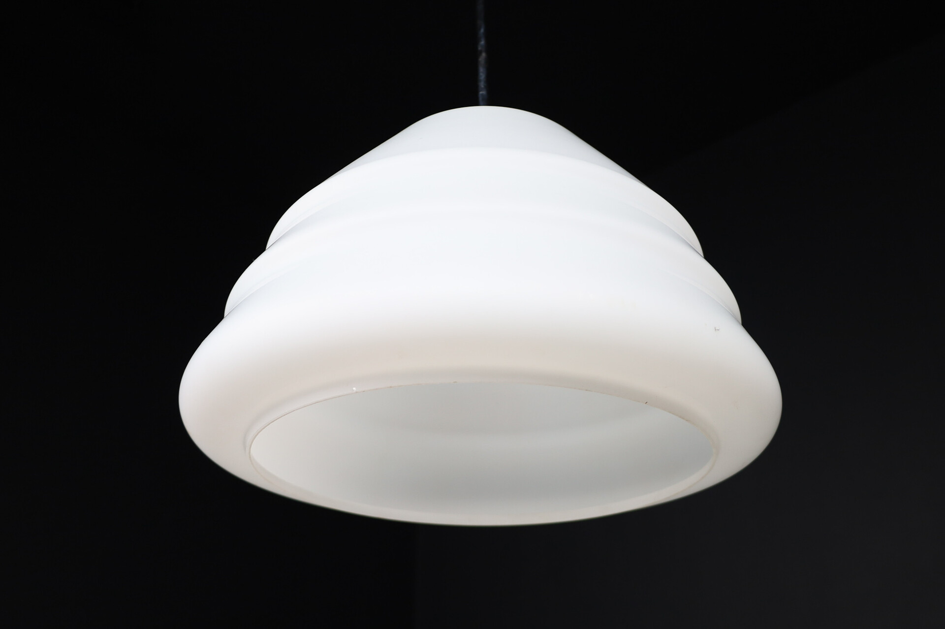 Mid century modern Opaline Glass Pendants, Europe, 1960s Mid-20th century