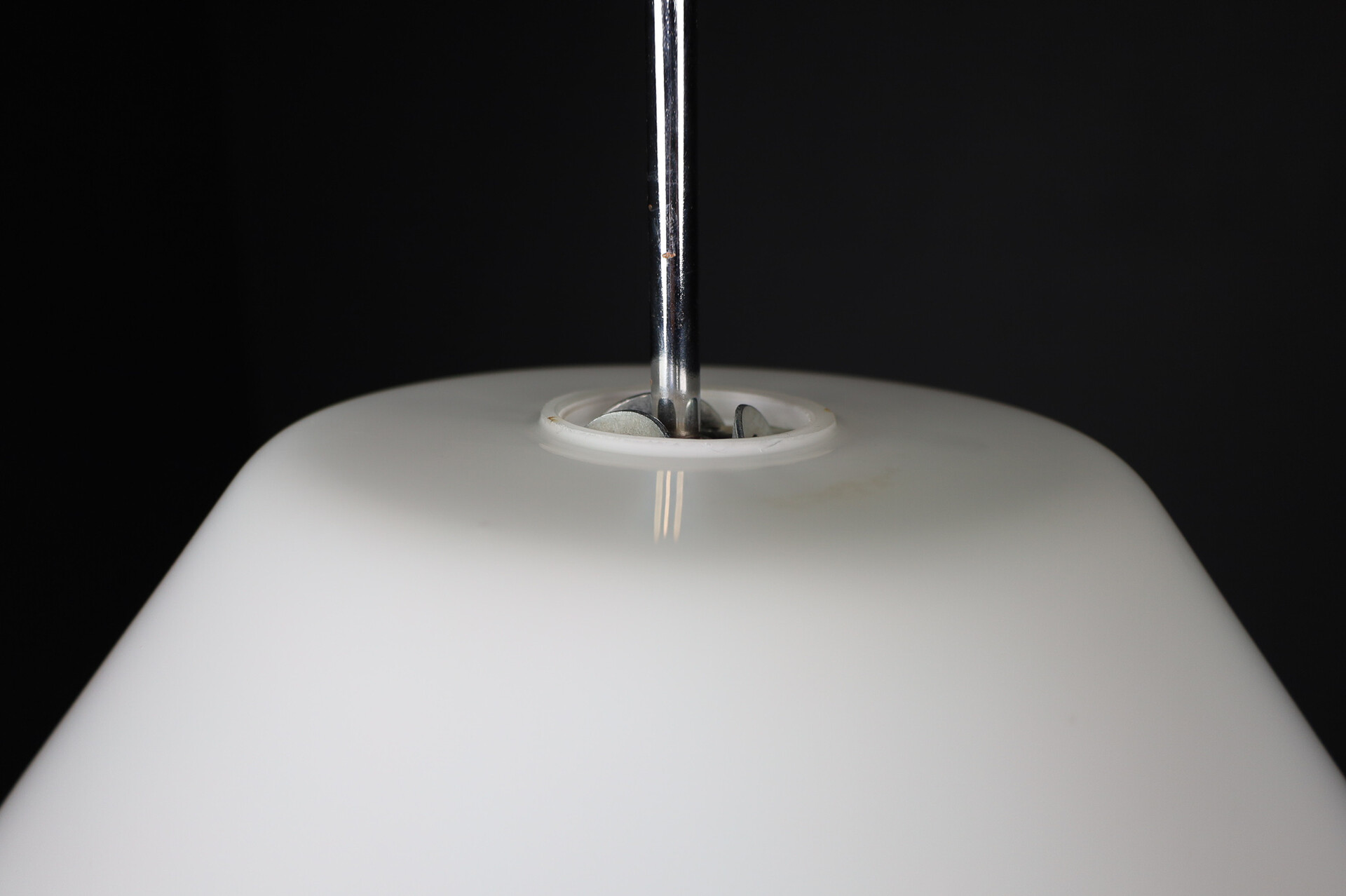 Mid century modern Opaline Glass Pendants, Europe, 1960s Mid-20th century