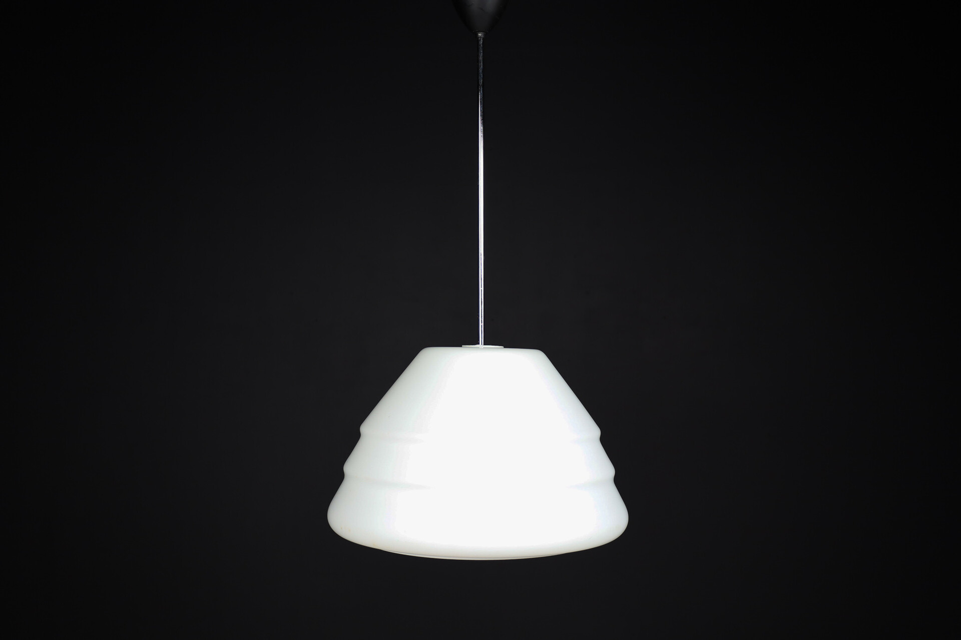 Mid century modern Opaline Glass Pendants, Europe, 1960s Mid-20th century