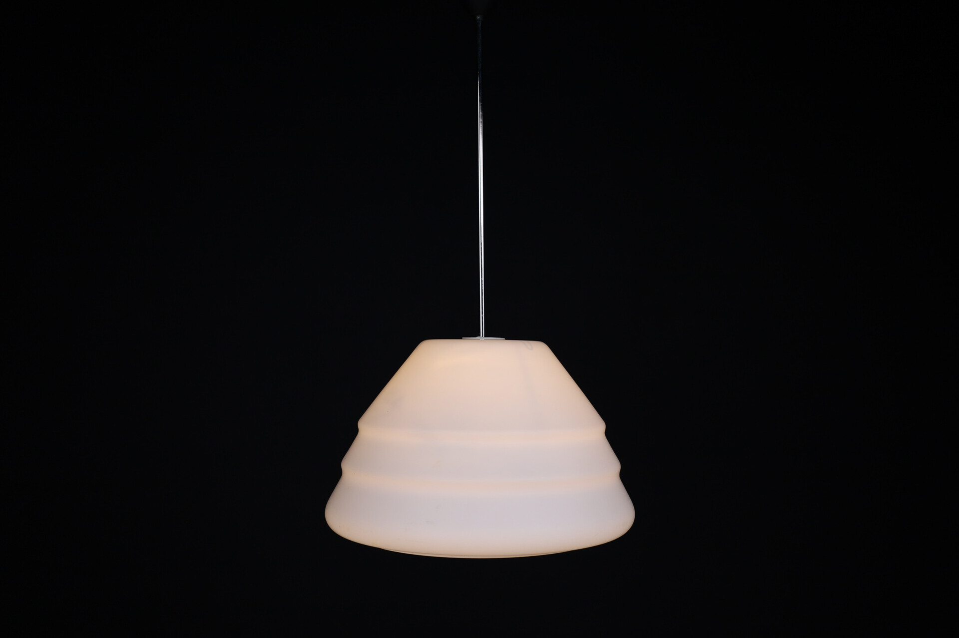 Mid century modern Opaline Glass Pendants, Europe, 1960s Mid-20th century