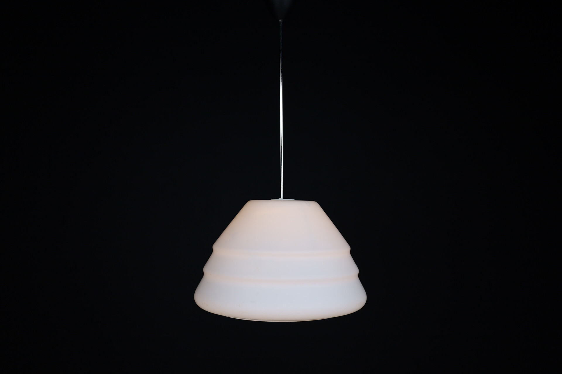 Mid century modern Opaline Glass Pendants, Europe, 1960s Mid-20th century