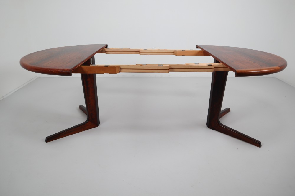 Mid century extendable table discount