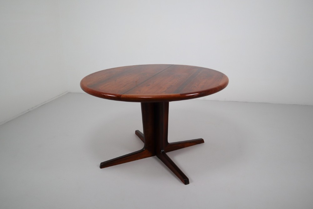 Mid century modern Palisander Extendable Table France 1950s Mid-20th century