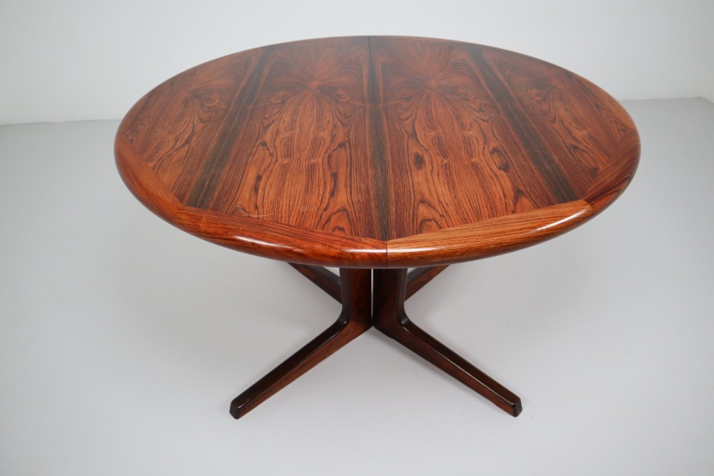 Mid century modern Palisander Extendable Table France 1950s Mid-20th century