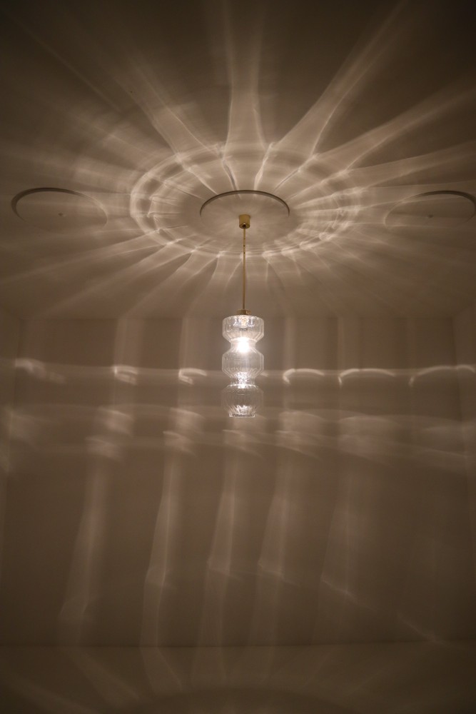 Mid century modern Pendants, in Glass and Brass cz 1970s Mid-20th century