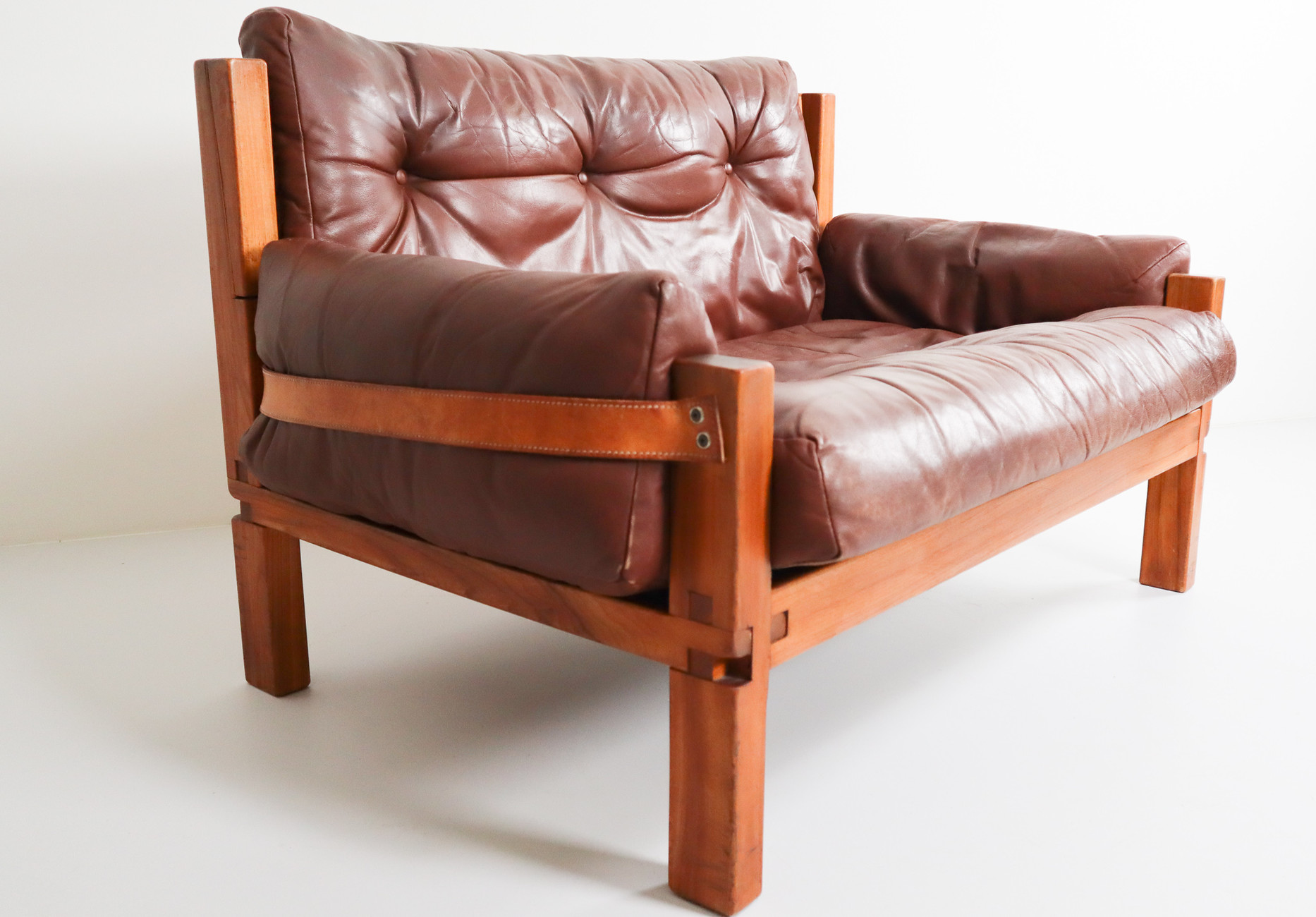 Mid century modern Pierre Chapo, bench s18y 