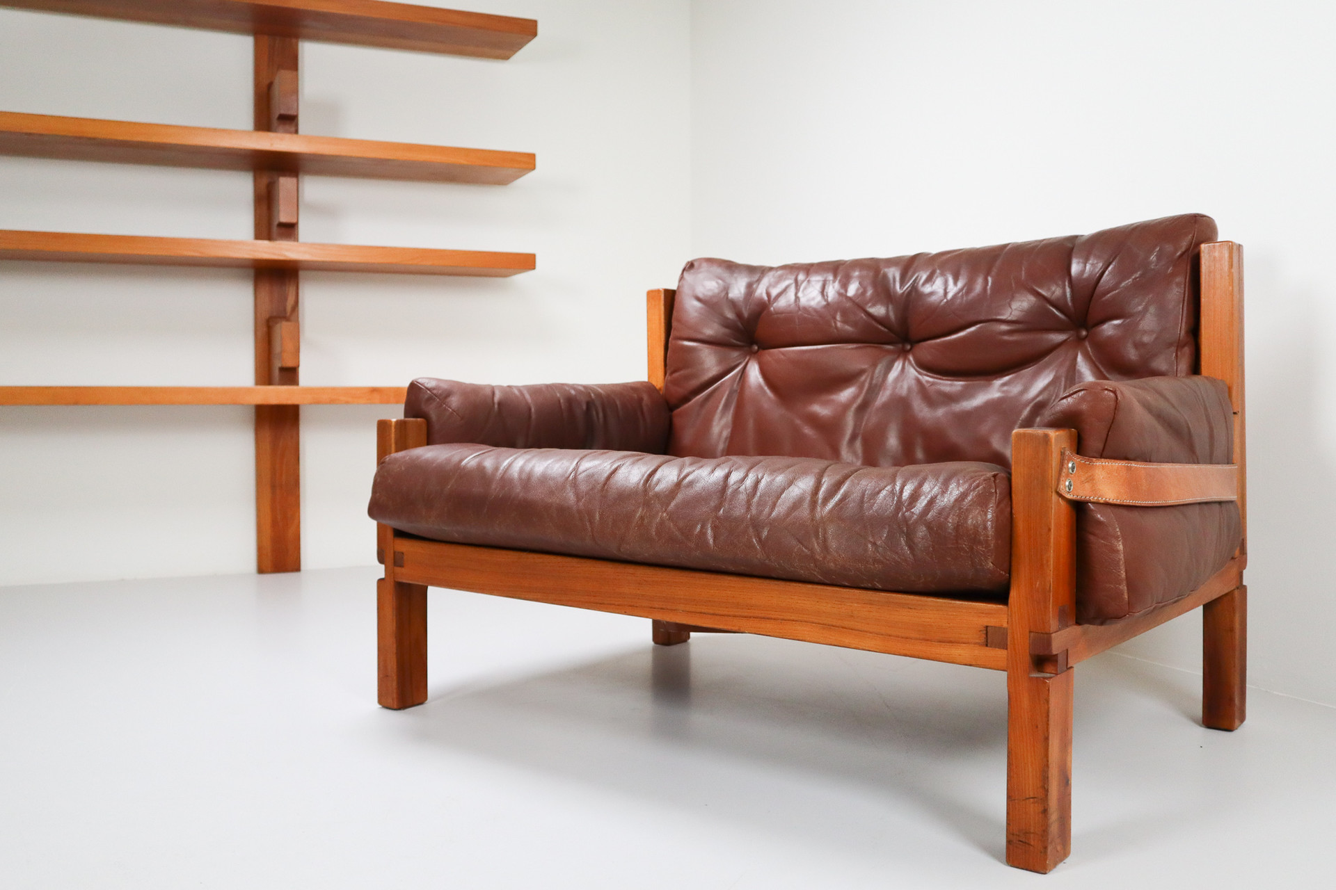 Mid century modern Pierre Chapo, bench s18y 