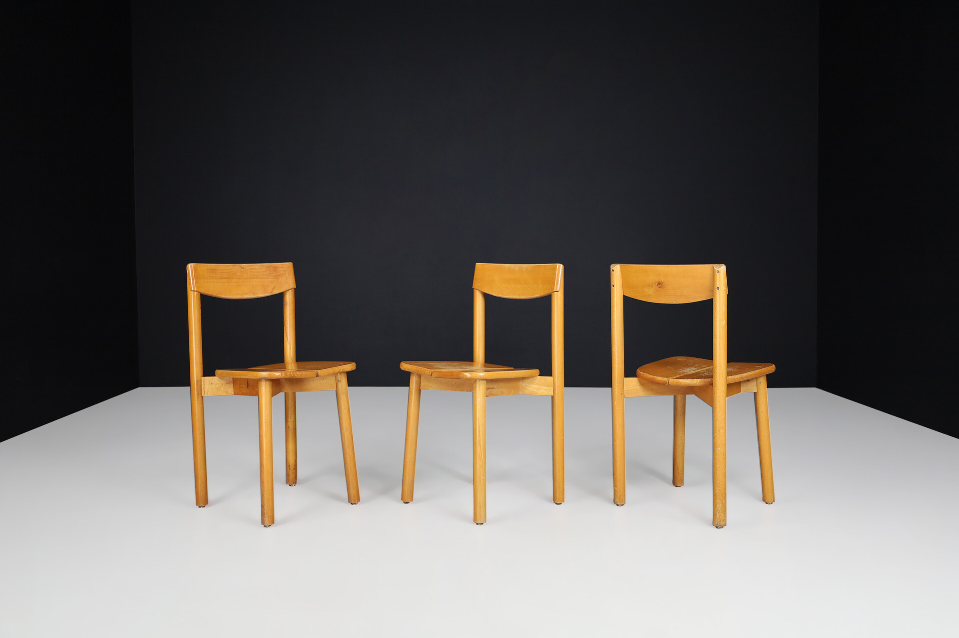 Mid century modern Pierre Gautier-Delaye dining chairs or side chairs, France 1950s Mid-20th century