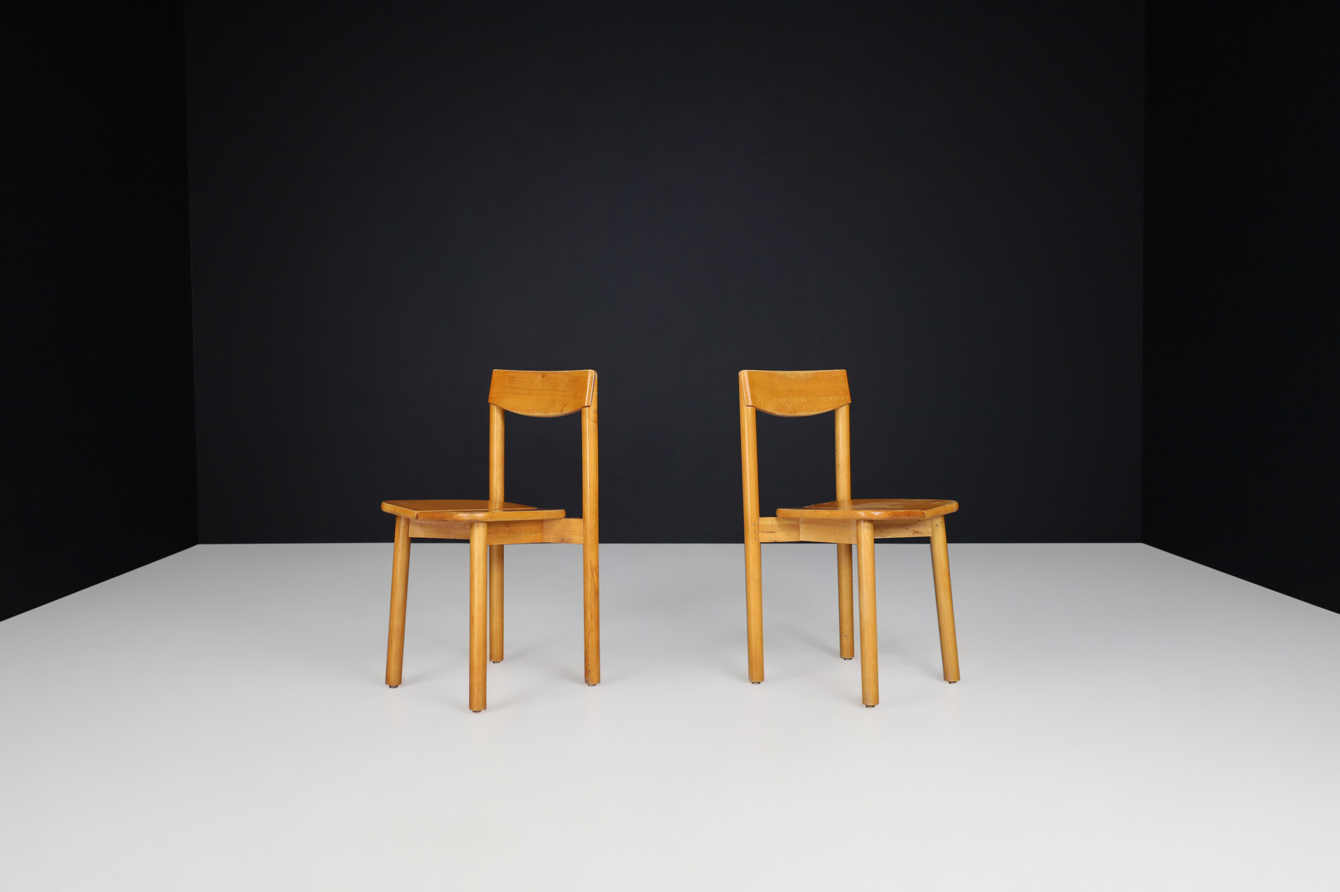 Mid century modern Pierre Gautier-Delaye dining chairs or side chairs, France 1950s Mid-20th century