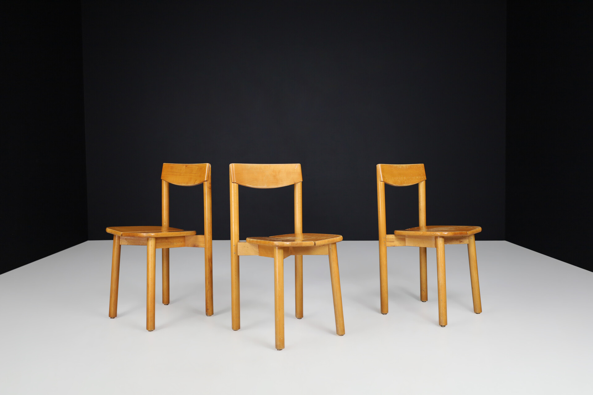 Mid century modern Pierre Gautier-Delaye dining chairs or side chairs, France 1950s Mid-20th century