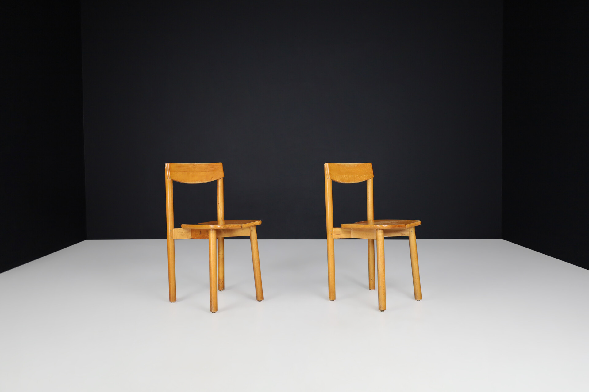 Mid century modern Pierre Gautier-Delaye dining chairs or side chairs, France 1950s Mid-20th century
