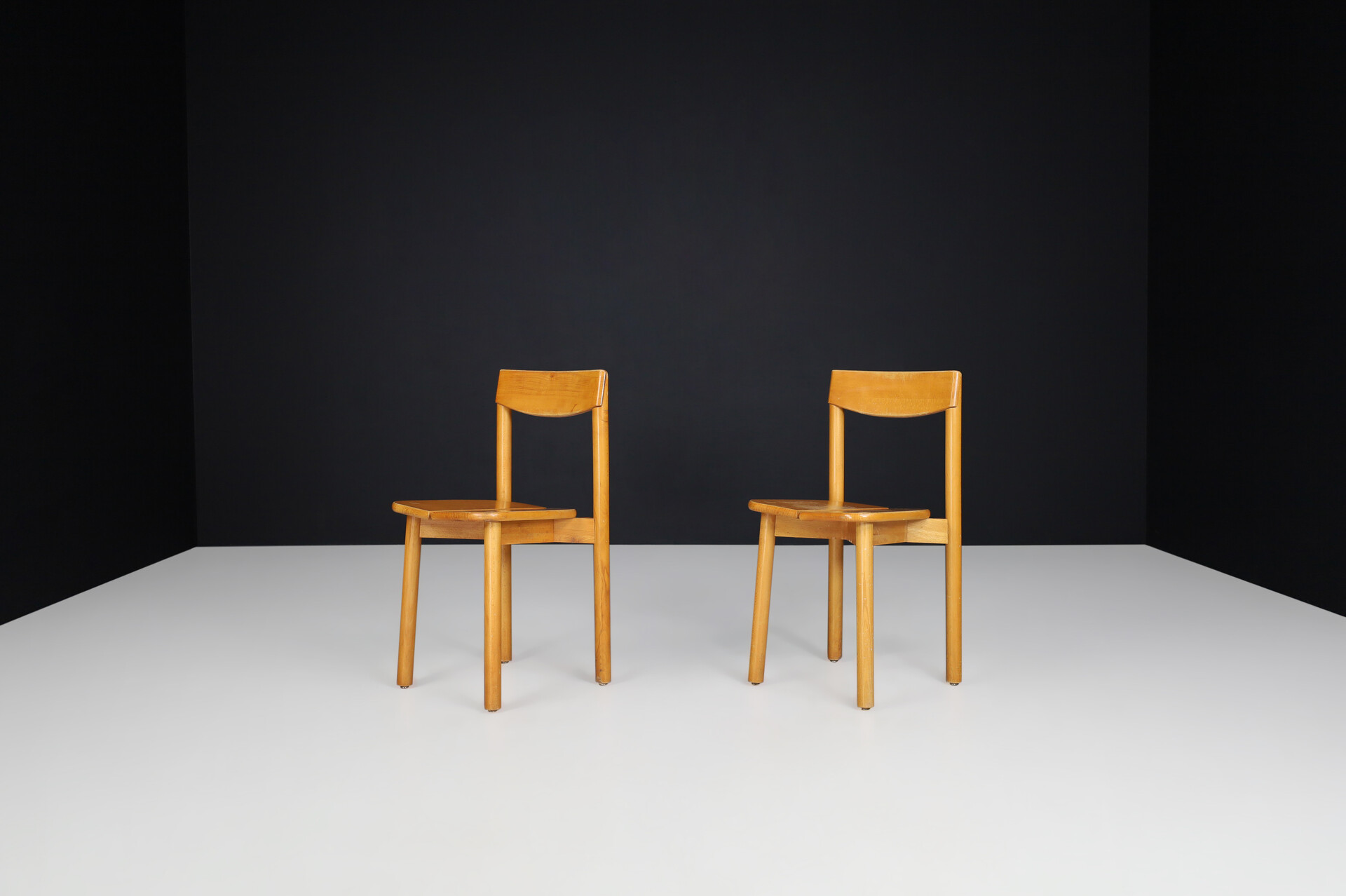 Mid century modern Pierre Gautier-Delaye dining chairs or side chairs, France 1950s Mid-20th century