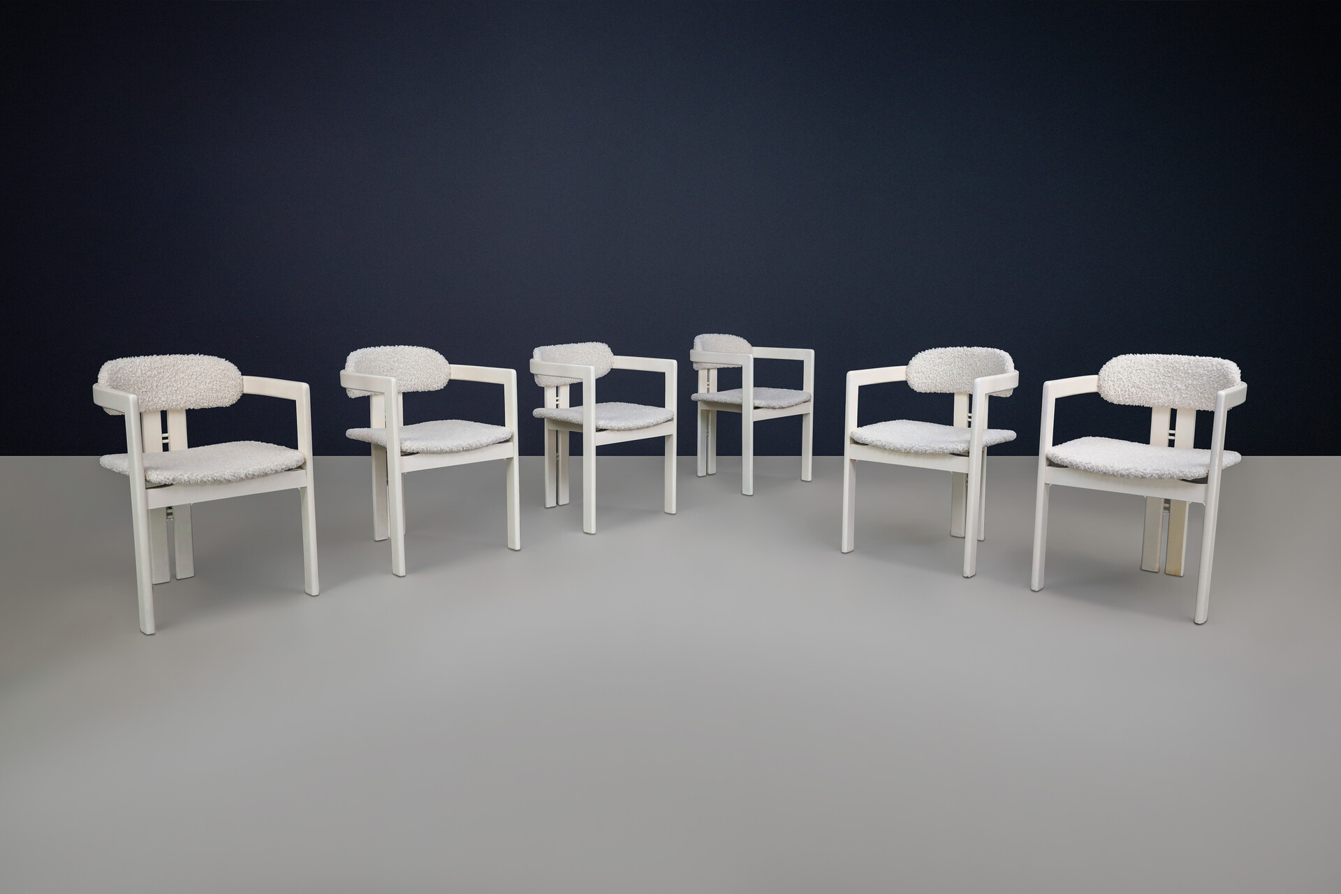 Mid century modern Pigreco Chairs bi the style of Afra & Tobia Scarp, Italy 1960s Mid-20th century