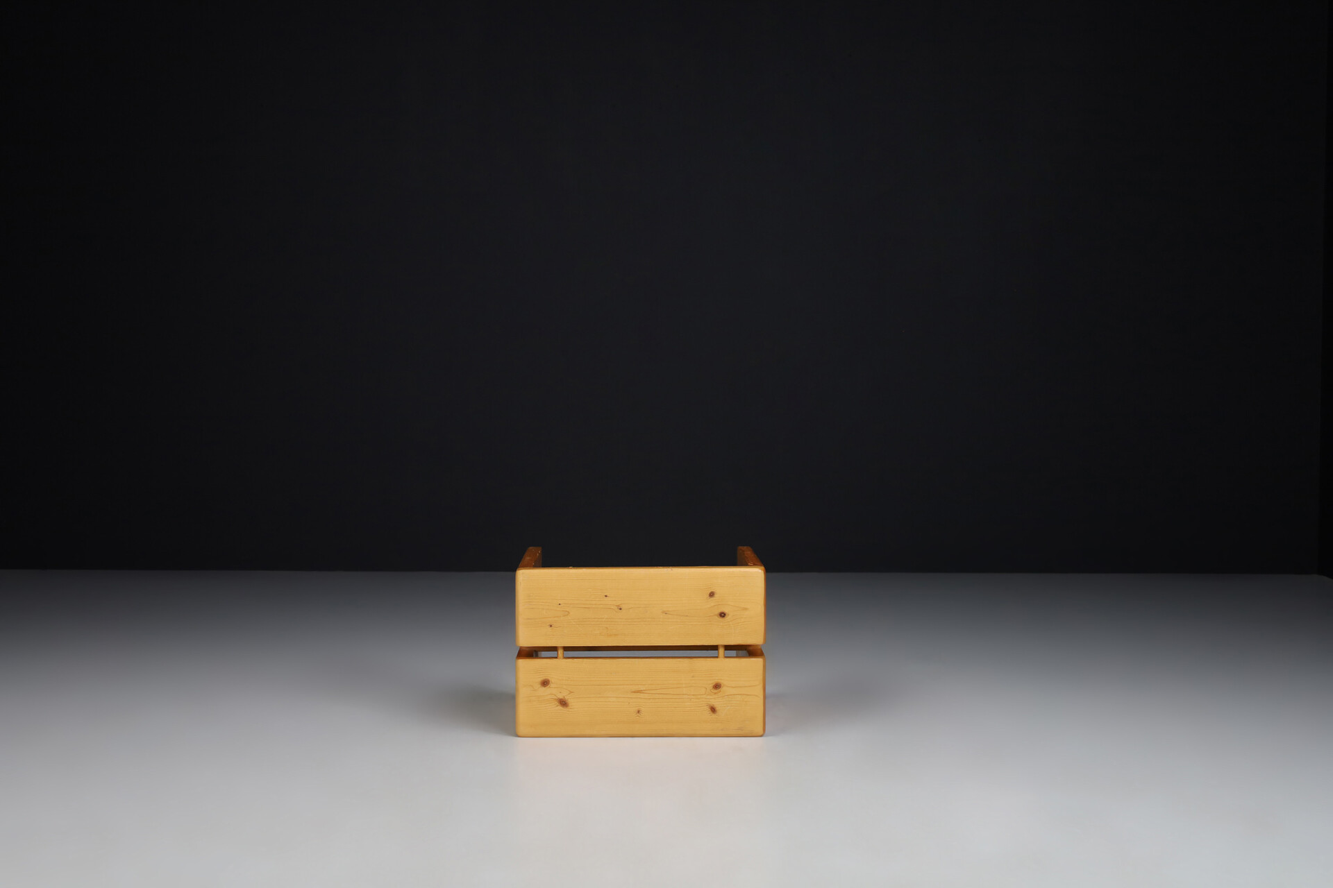 Mid century modern Pine Wood Charlotte Perriand Stool for Les Arcs, France, 1960s Mid-20th century