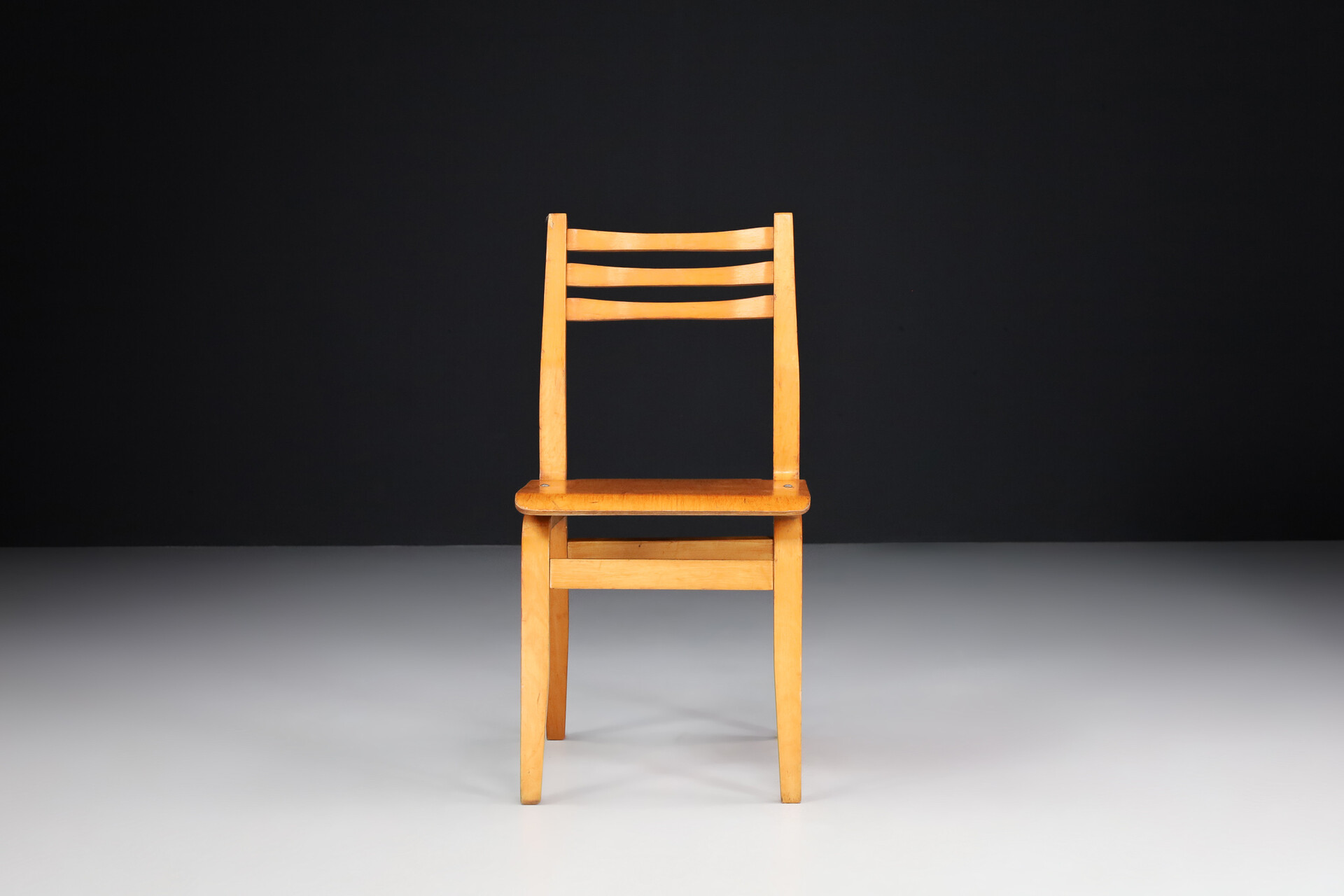 Mid century modern Plywood/Bentwood chairs, Praque 1960s Mid-20th century