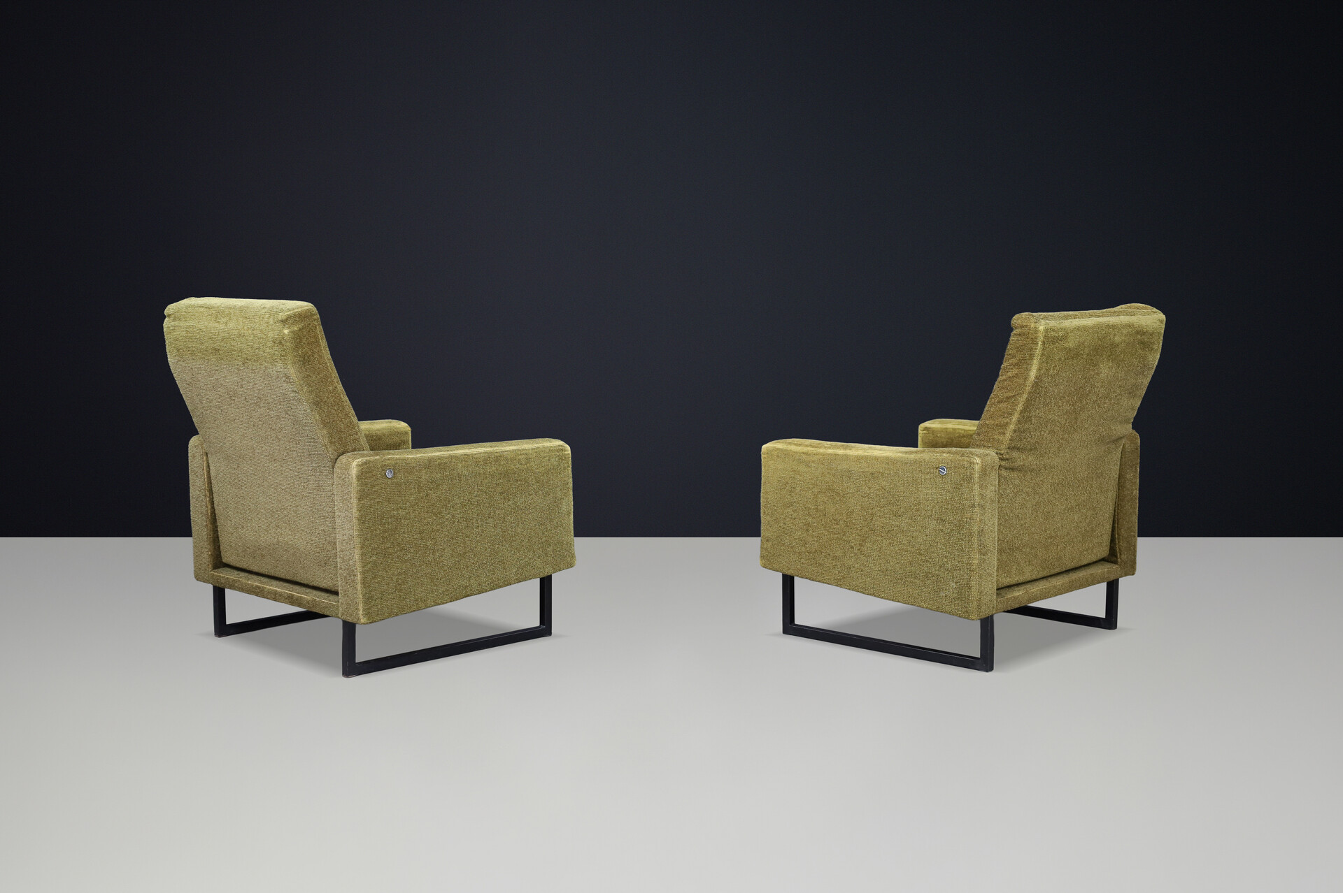 Mid century modern René-Jean Caillette Lounge Chairs for Steiner, France, 1963 Mid-20th century