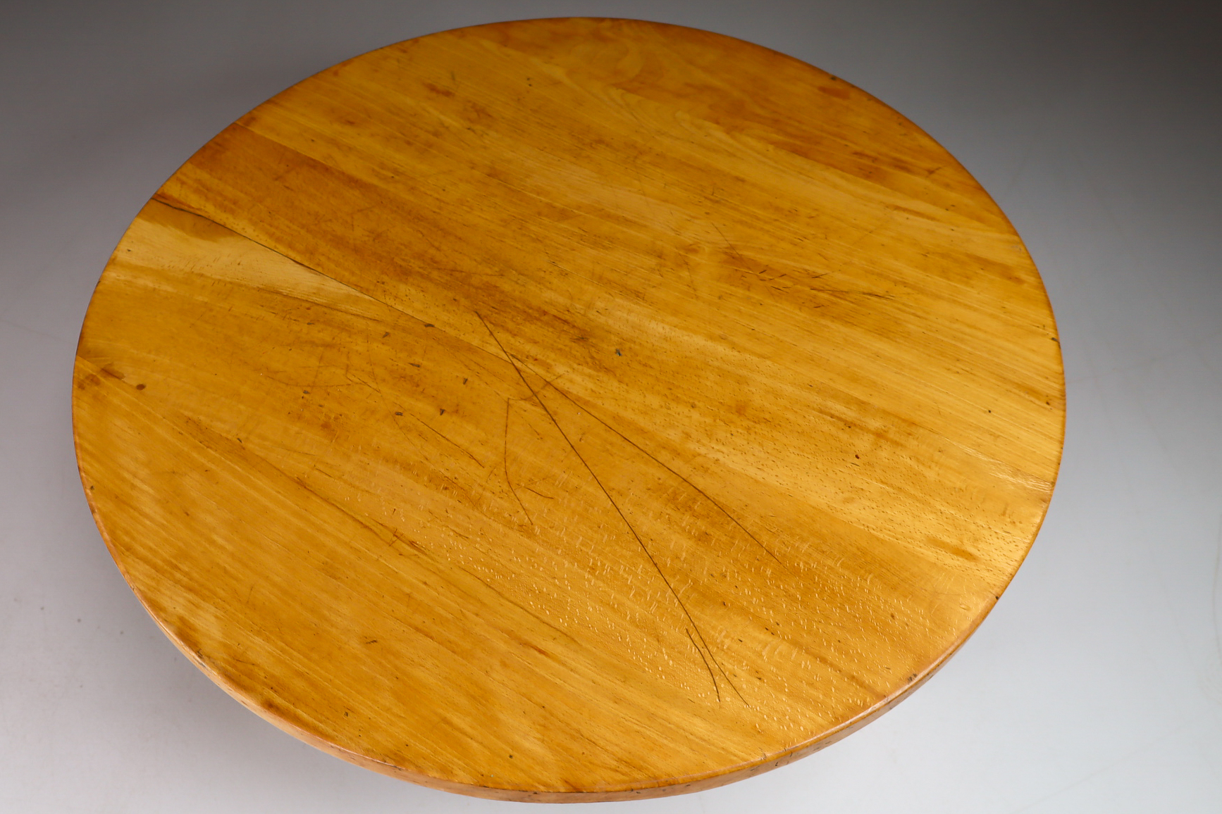 Mid century modern Round coffee table by Pierre Gautier-Delaye, France 1950s Mid-20th century