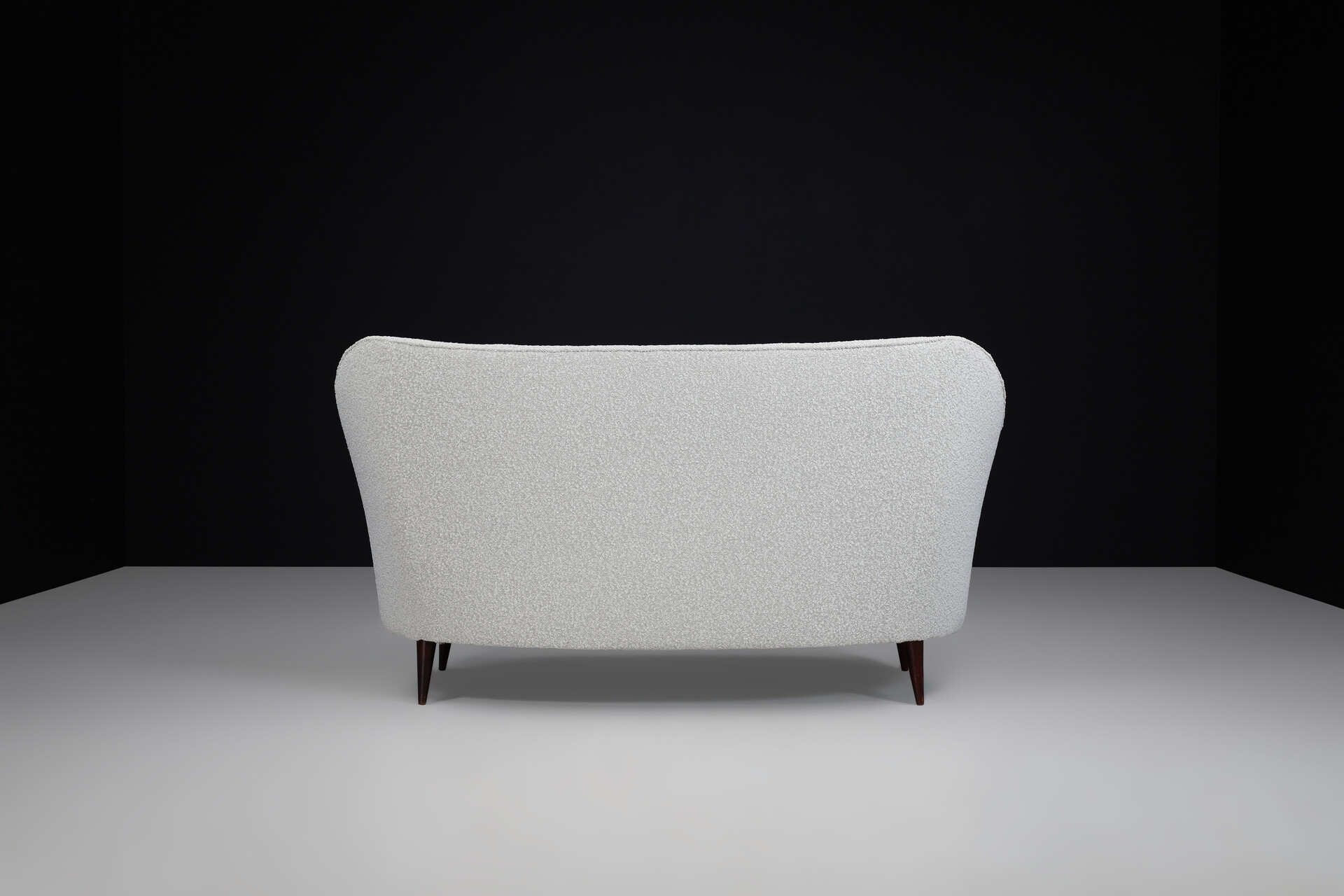 Mid century modern Sofa in new Bouclé fabric by Gio Ponti for Casa E Giardino,Italy  1940s Mid-20th century