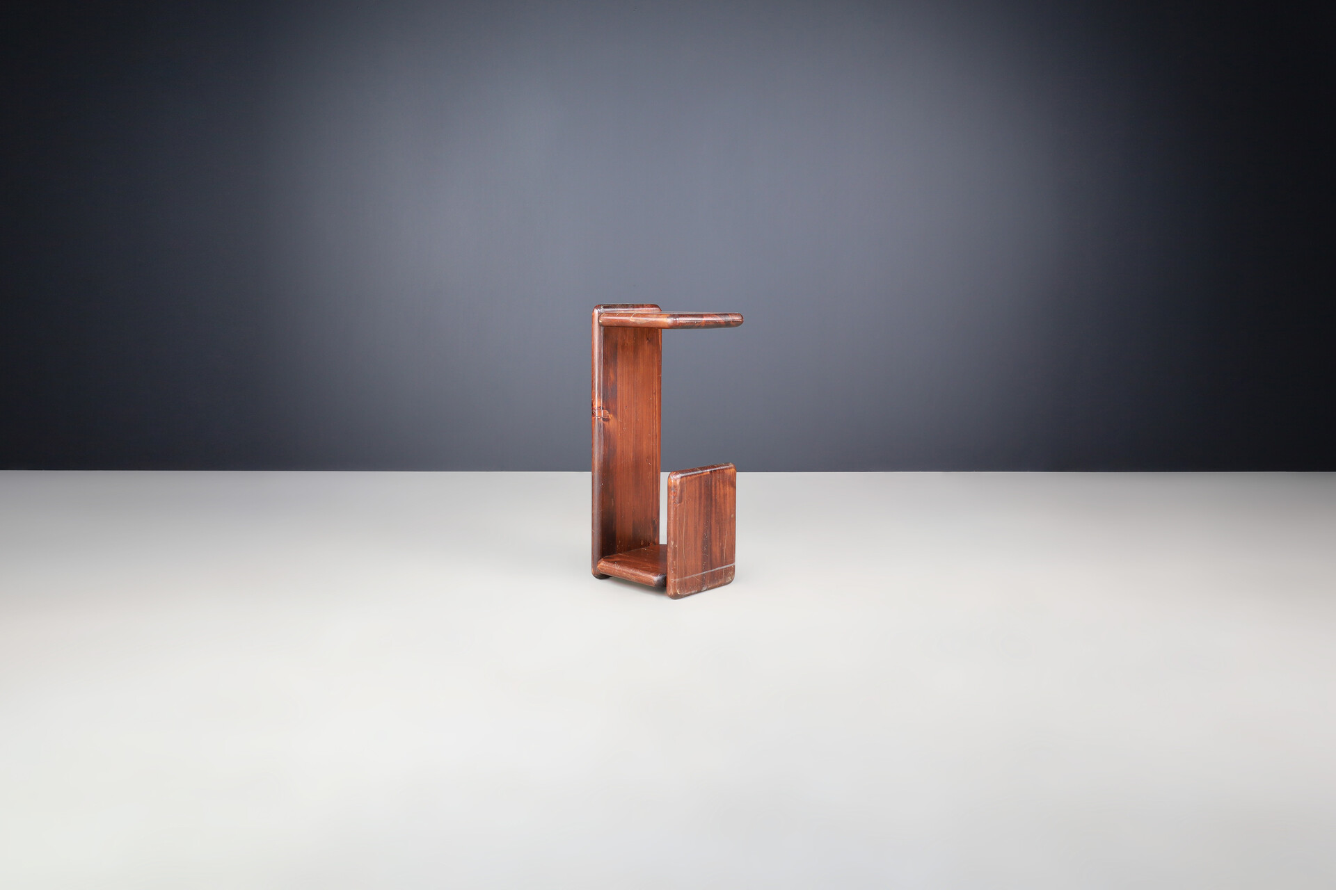 Mid century modern Solid pine Bar stools or bench, The Netherlands 1970s Late-20th century