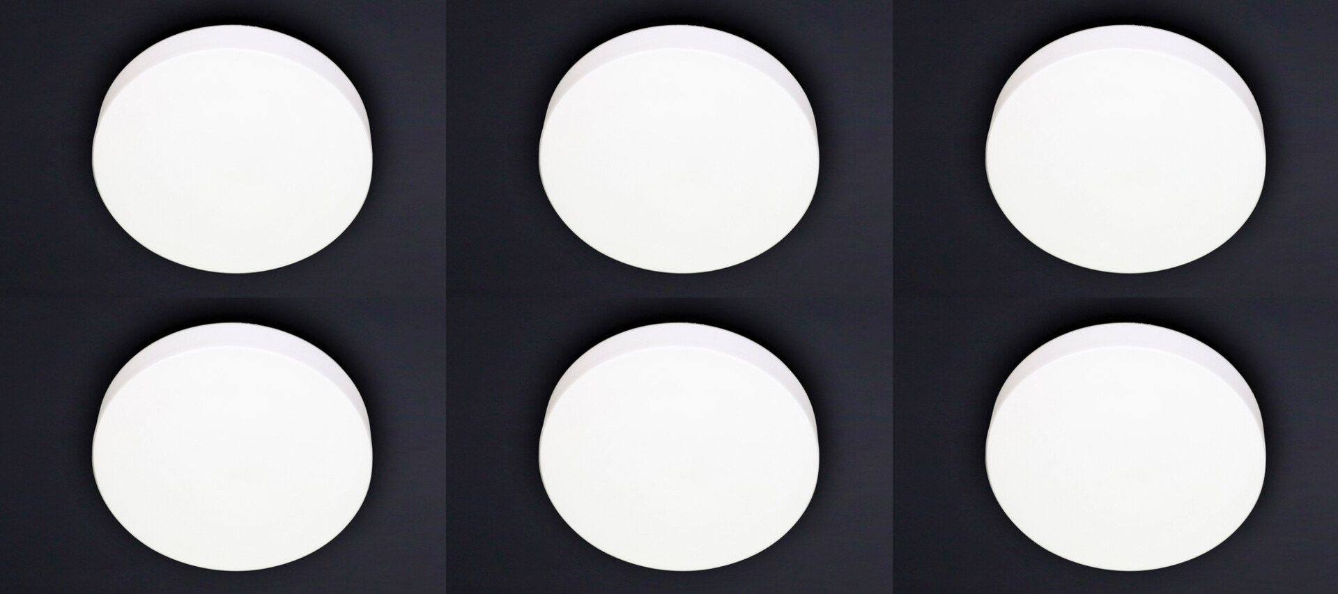 Mid century modern Staff Leuchten Round Opaline Ceiling or Wall Lights, Germany 1970s. Late-20th century