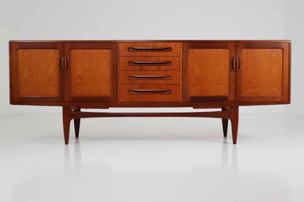 Mid-Century Modern Teak Credenza or Sideboard by Kofod-Larsen, Denmark, 1960s