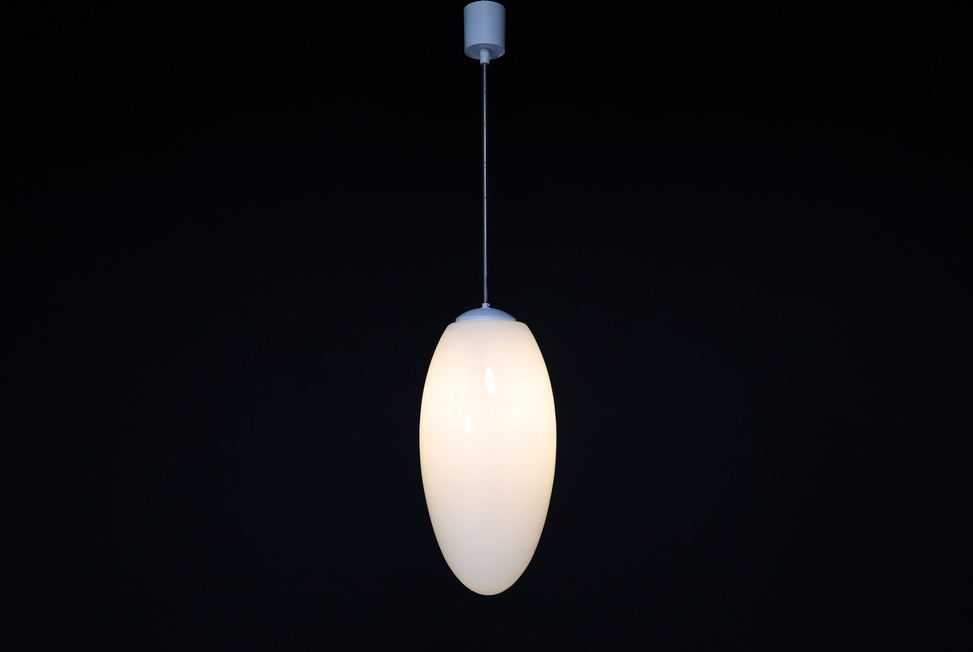 Mid century modern Teardrop Opaline Glass Pendants, Europe, 1960s Mid-20th century