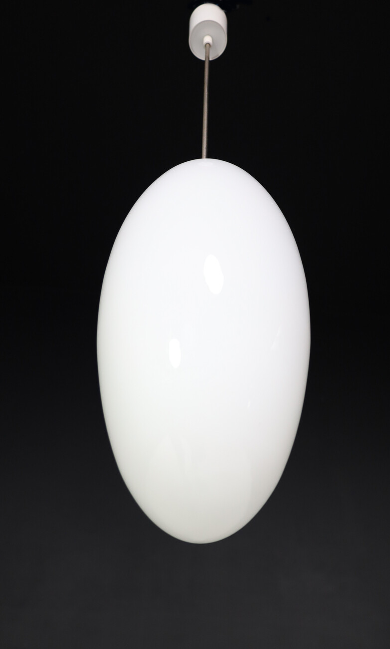 Mid century modern Teardrop Opaline Glass Pendants, Europe, 1960s Mid-20th century