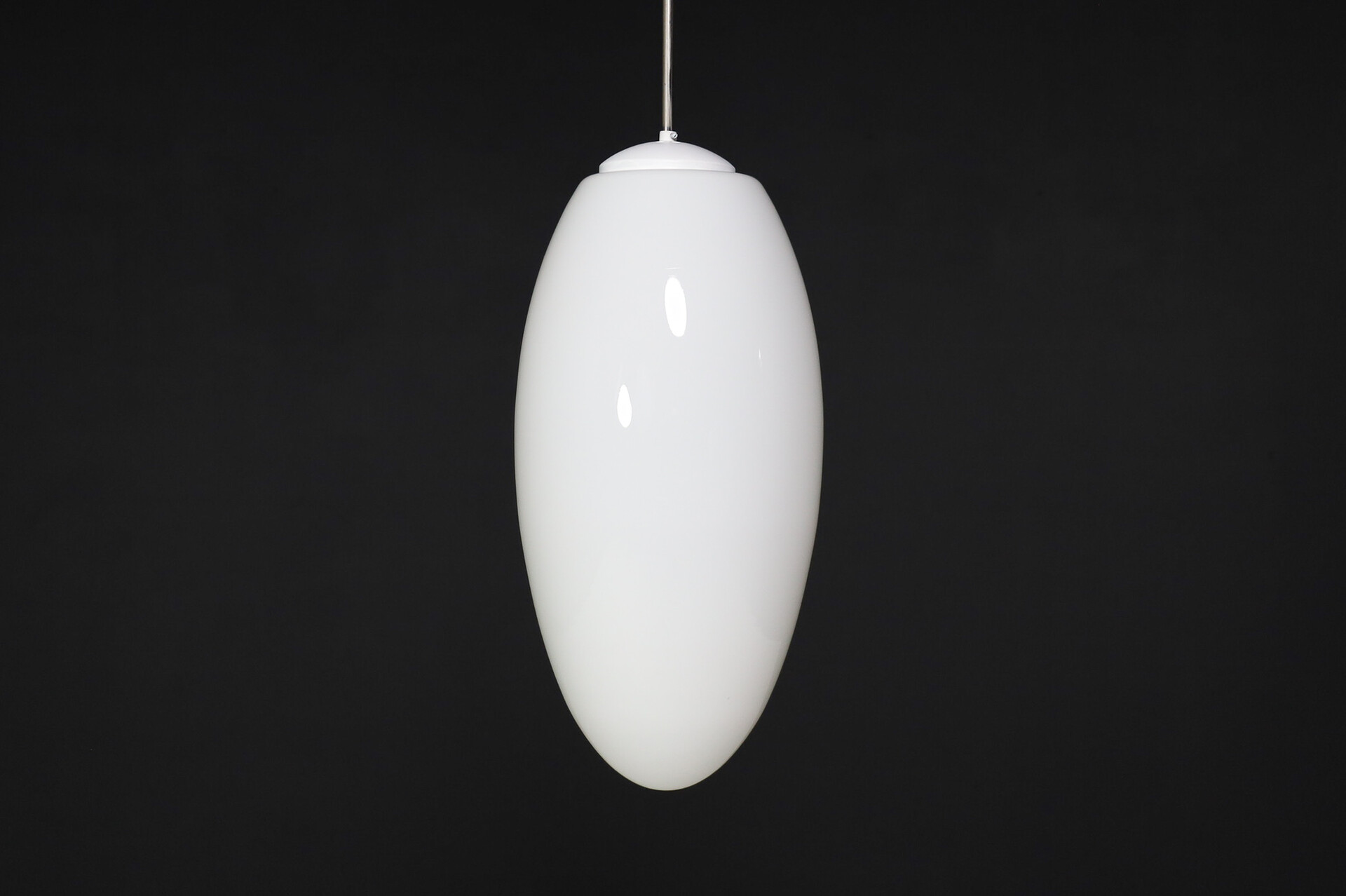Mid century modern Teardrop Opaline Glass Pendants, Europe, 1960s Mid-20th century