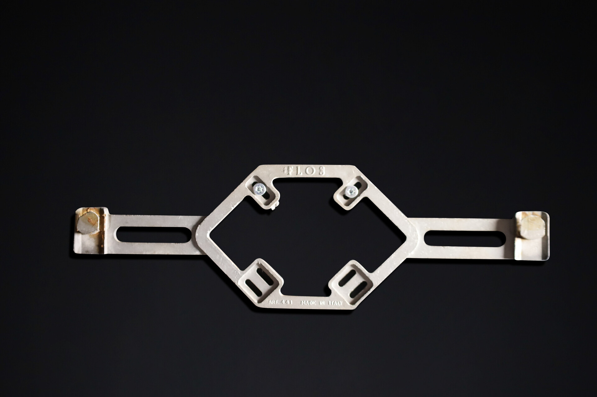 Mid century modern Tobia Scarpa Chromed Steel Sconce 