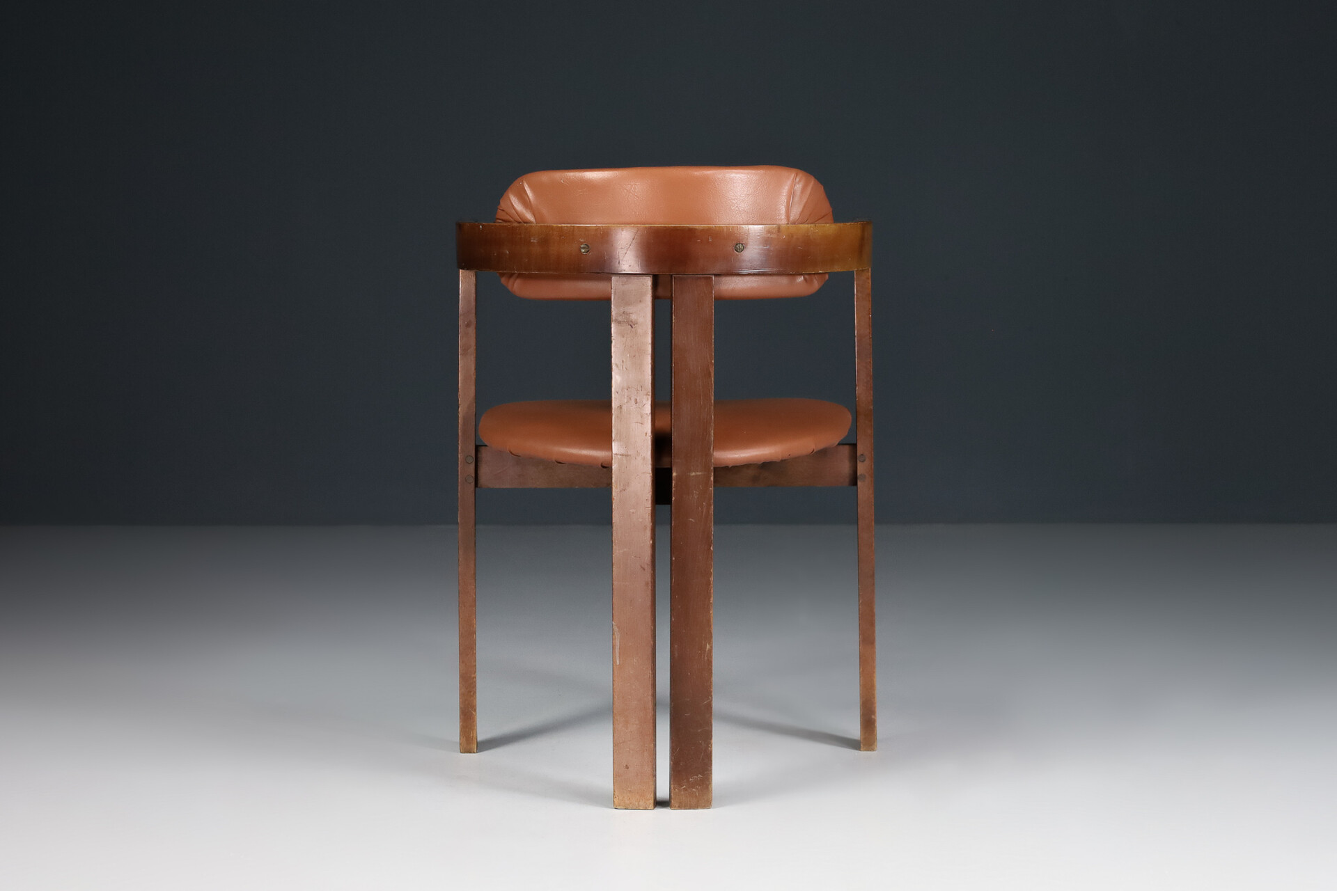 Mid century modern TOBIA SCARPA PIGRECO DINING CHAIRS, Italy 1970S Mid-20th century