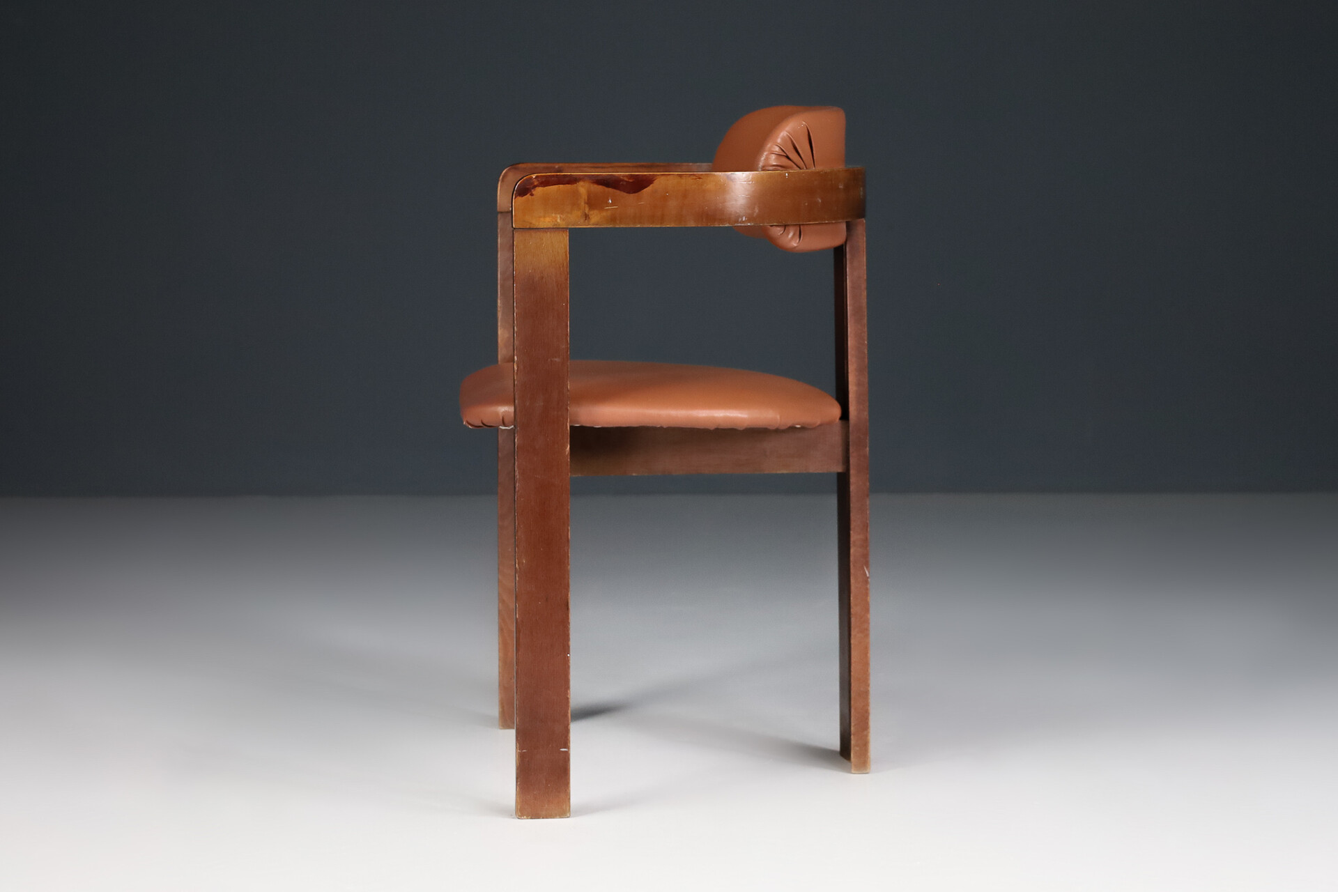 Mid century modern TOBIA SCARPA PIGRECO DINING CHAIRS, Italy 1970S Mid-20th century