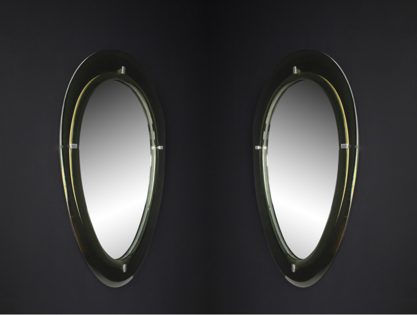 Mid century modern Wall mirrors Fonatan Arte / Cristal Arte by Max Ingrand, 1960s. Mid-20th century