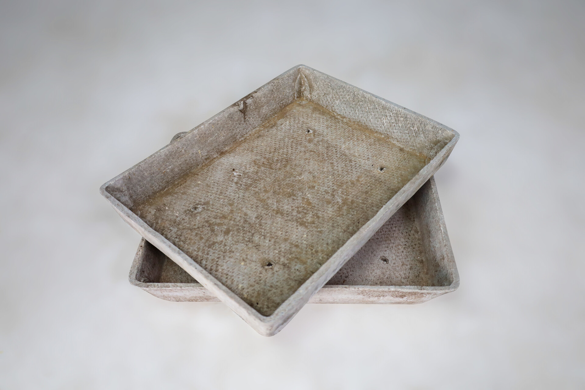 Mid century modern Willy Guhl Concrete Planters, Switzerland 1960s Mid-20th century